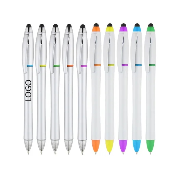 Imprinted Stylus Highlighter Pen Combos 1