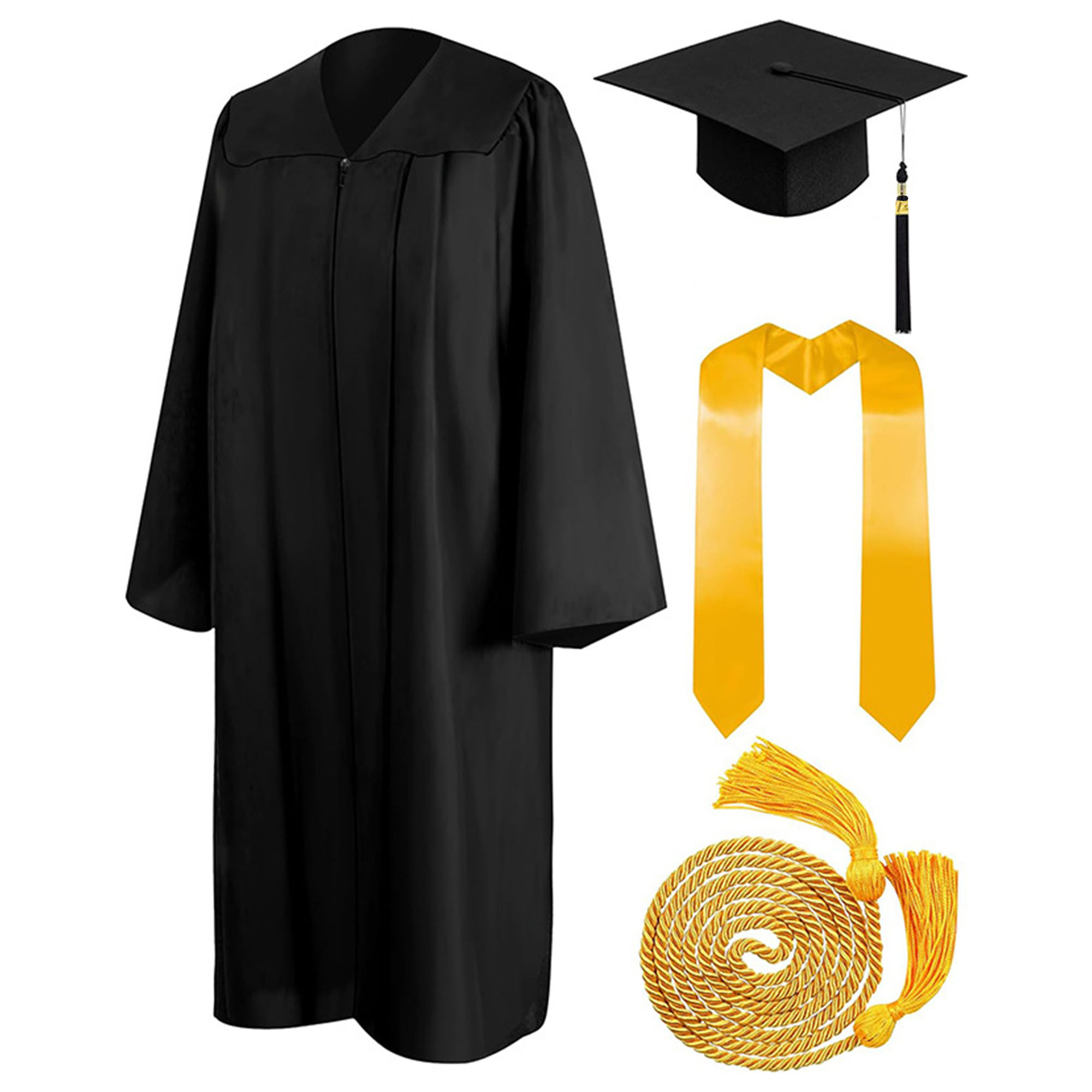 Matte Graduation Gown for High School and College 1