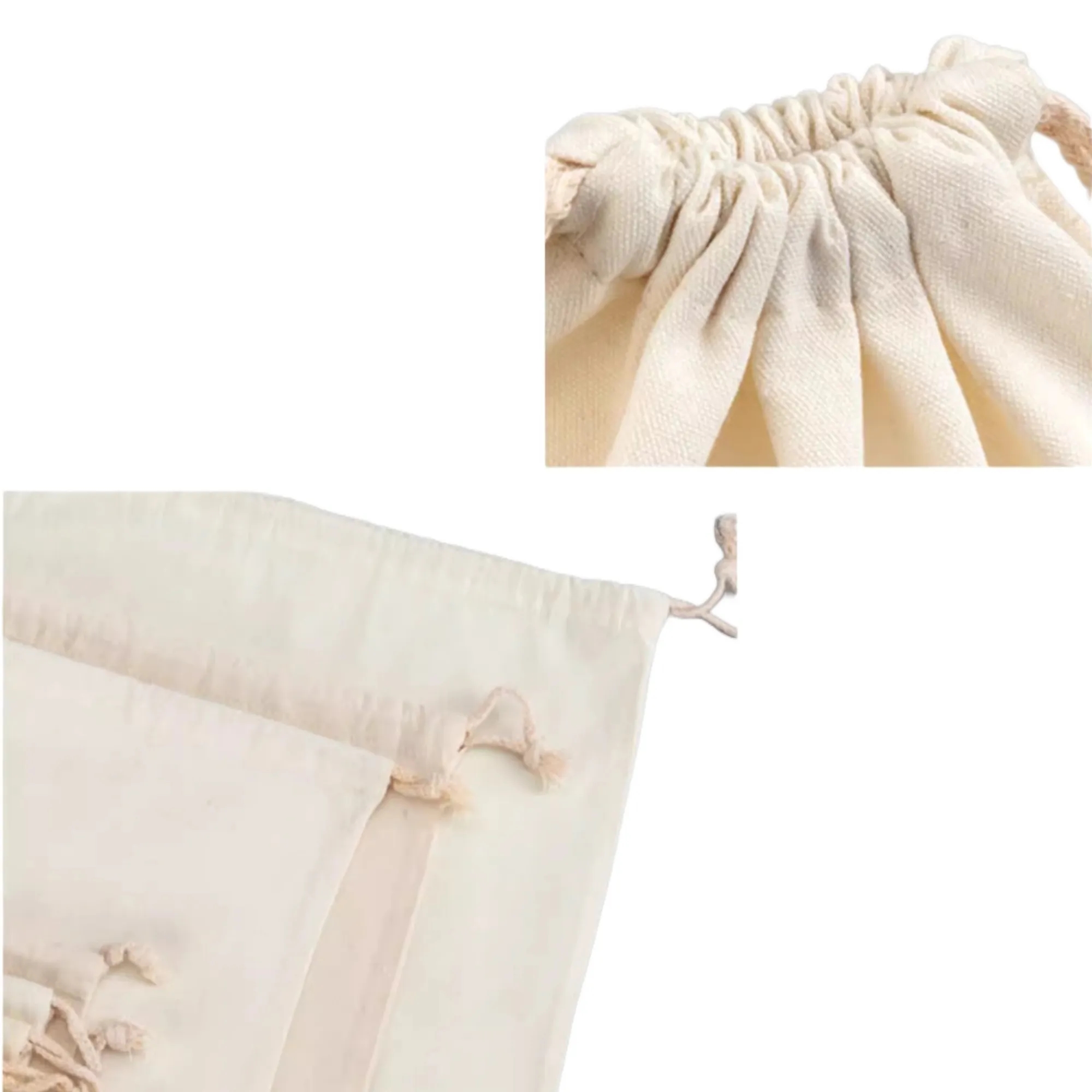 Durable Canvas Drawstring Pouch Bag 3