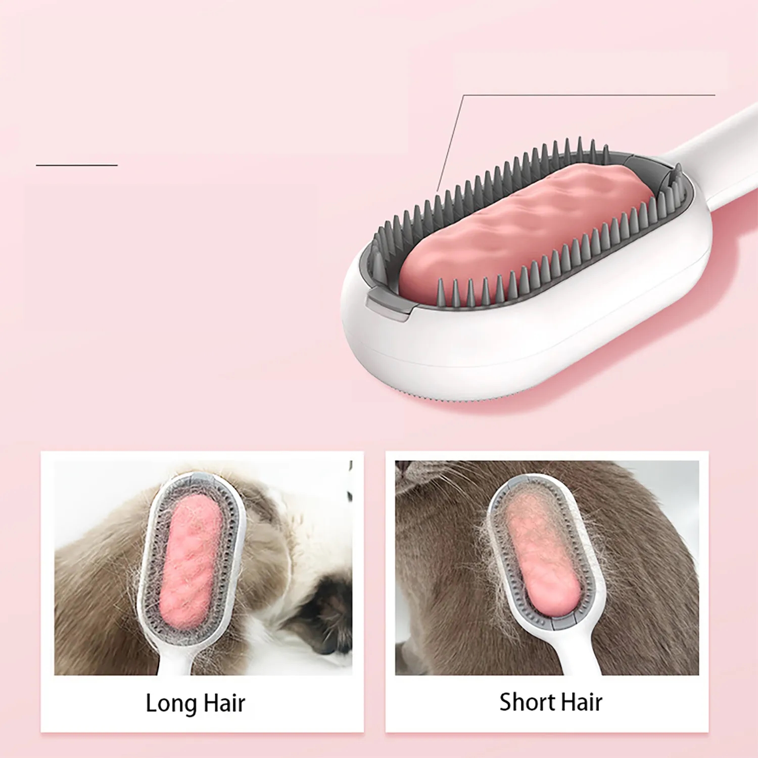 Dogs Cats Self Cleaning Slicker Brush 5