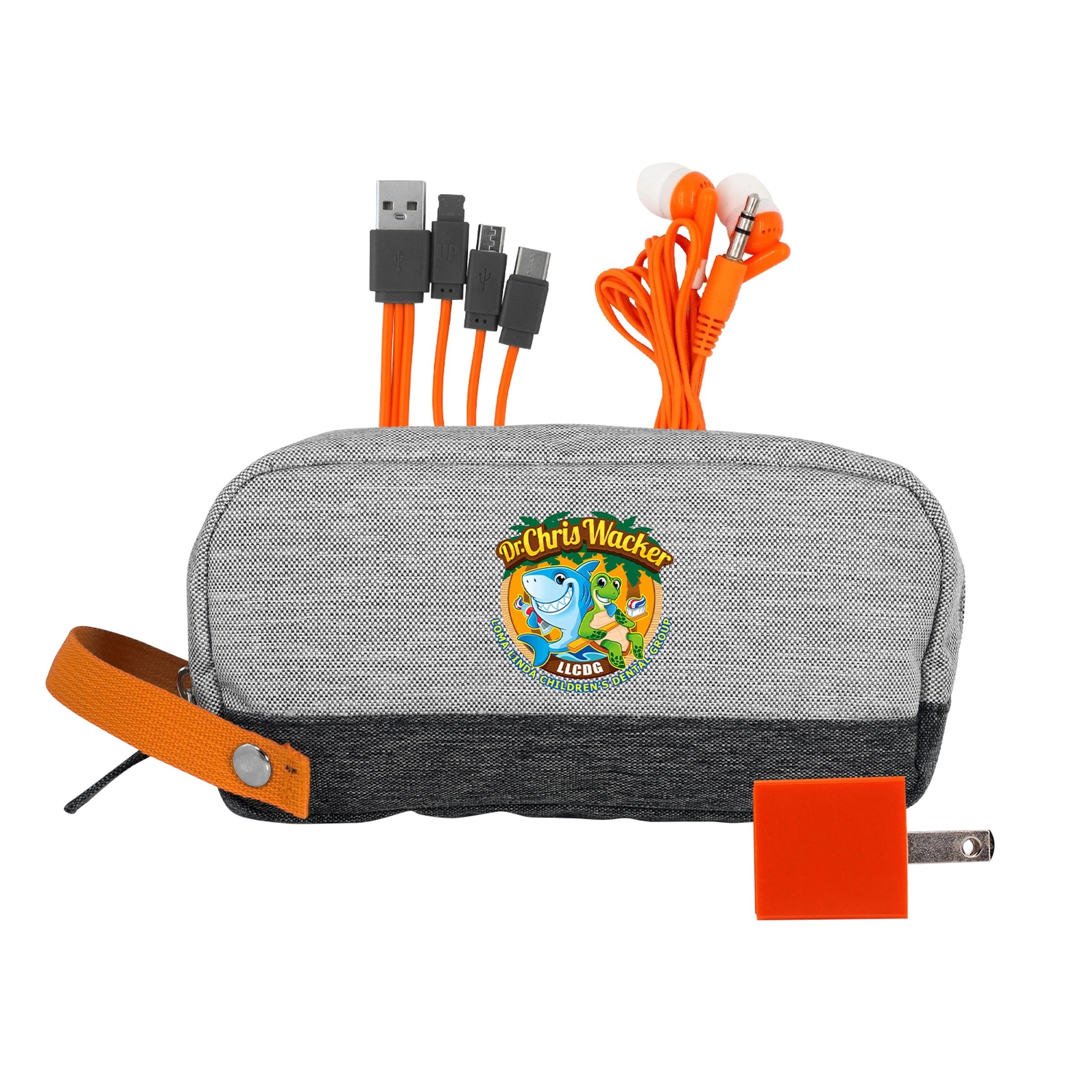 Bay Two Tone Wall Charging Travel Set 8