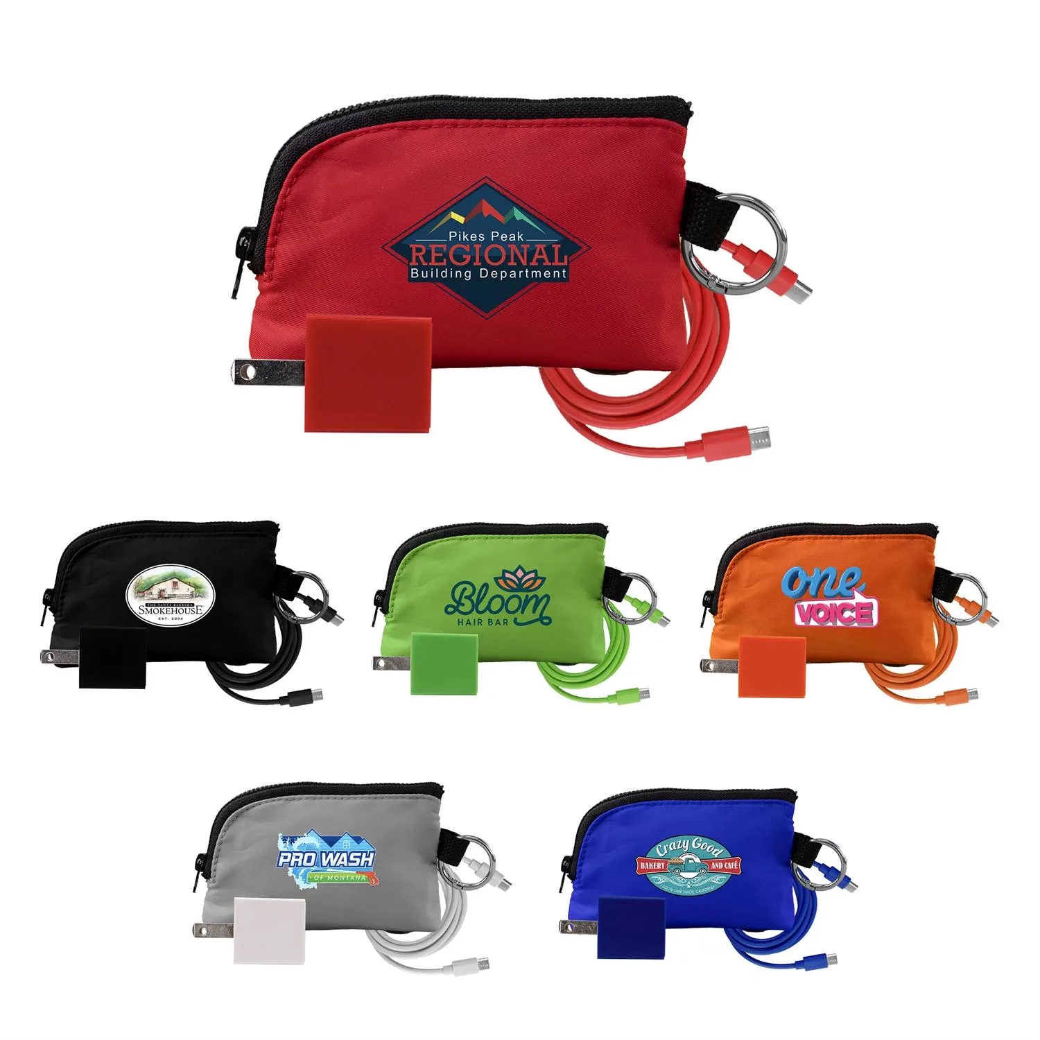 Zip Around A+C to C Cable & Wall Set