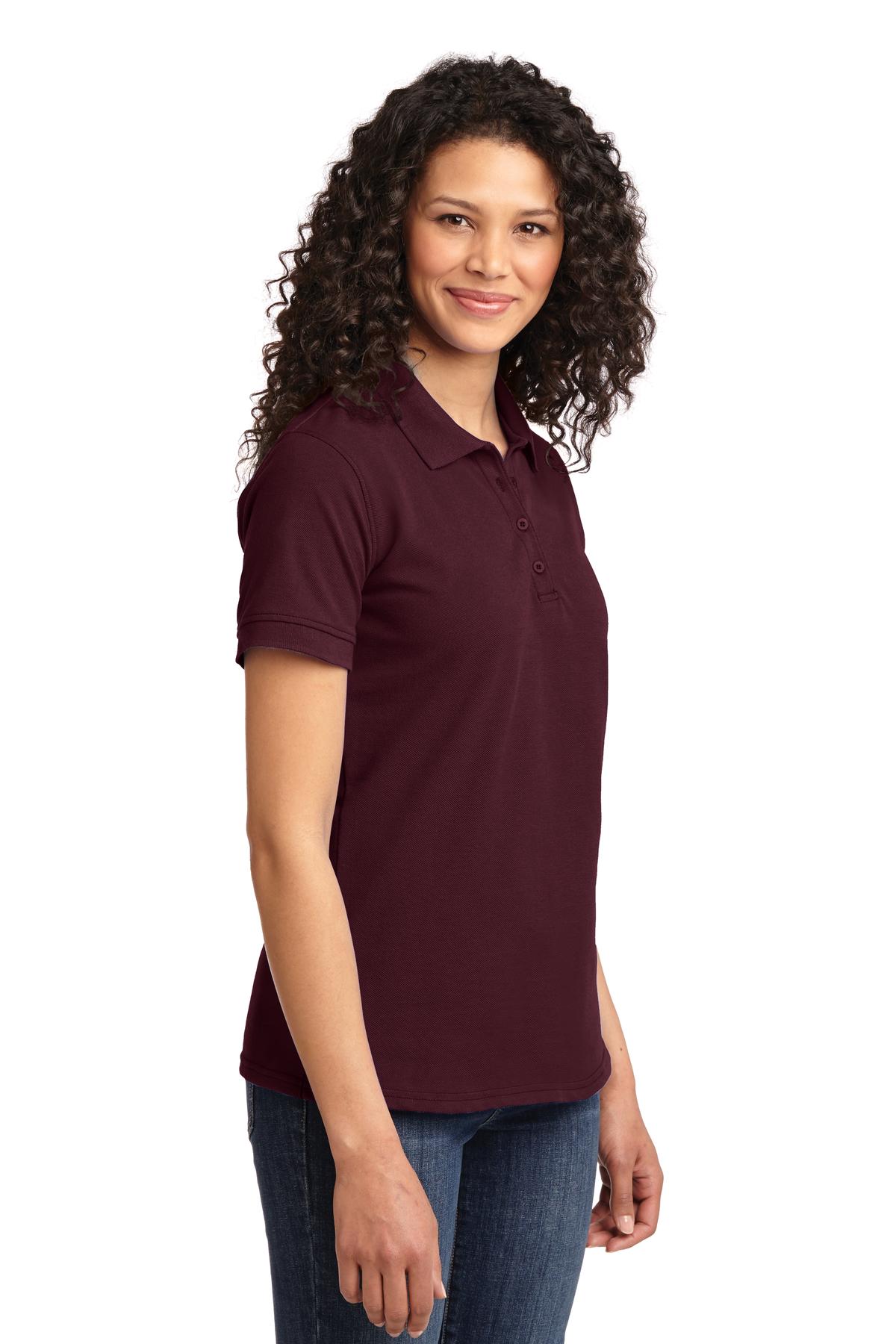 Port & Co Women's Core Blend Pique Polo. LKP155 76