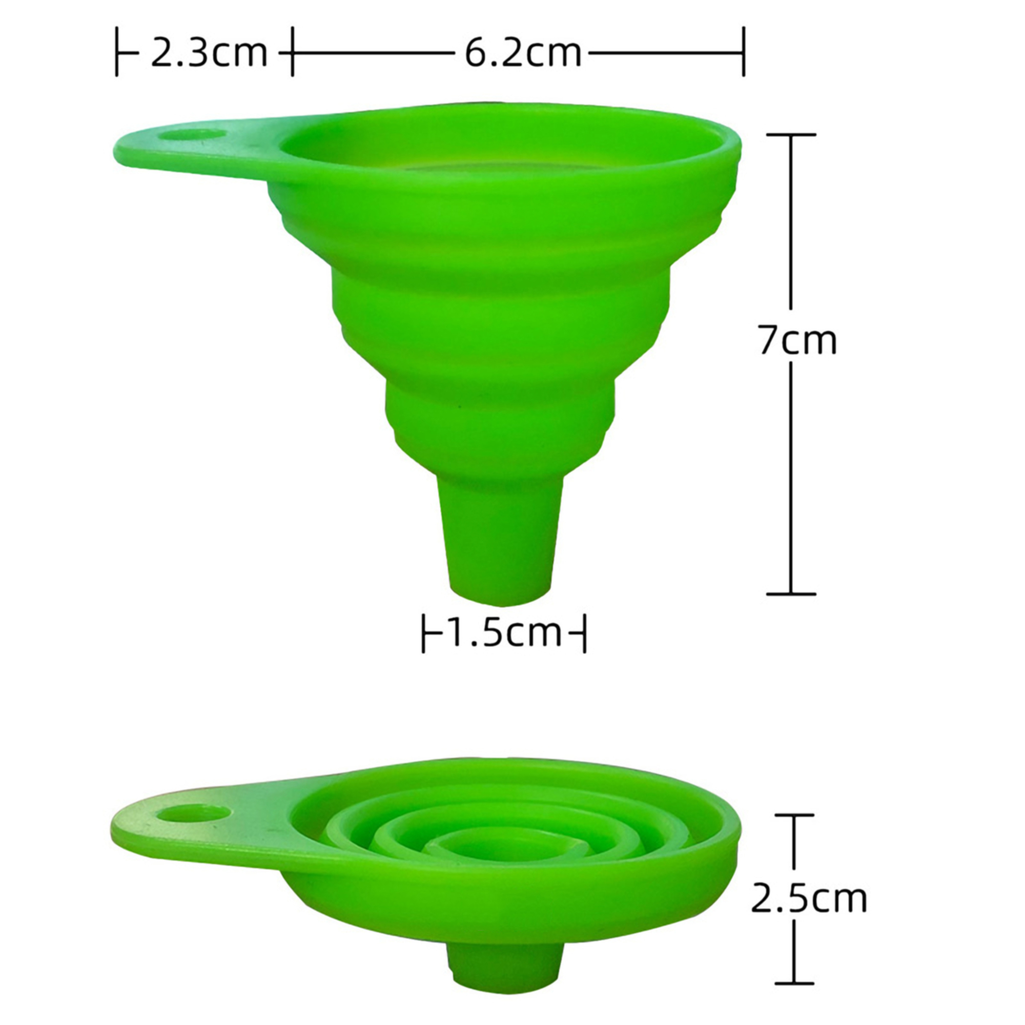 Collapsible Silicone Funnel, custom kitchen gadget with logo imprint 5