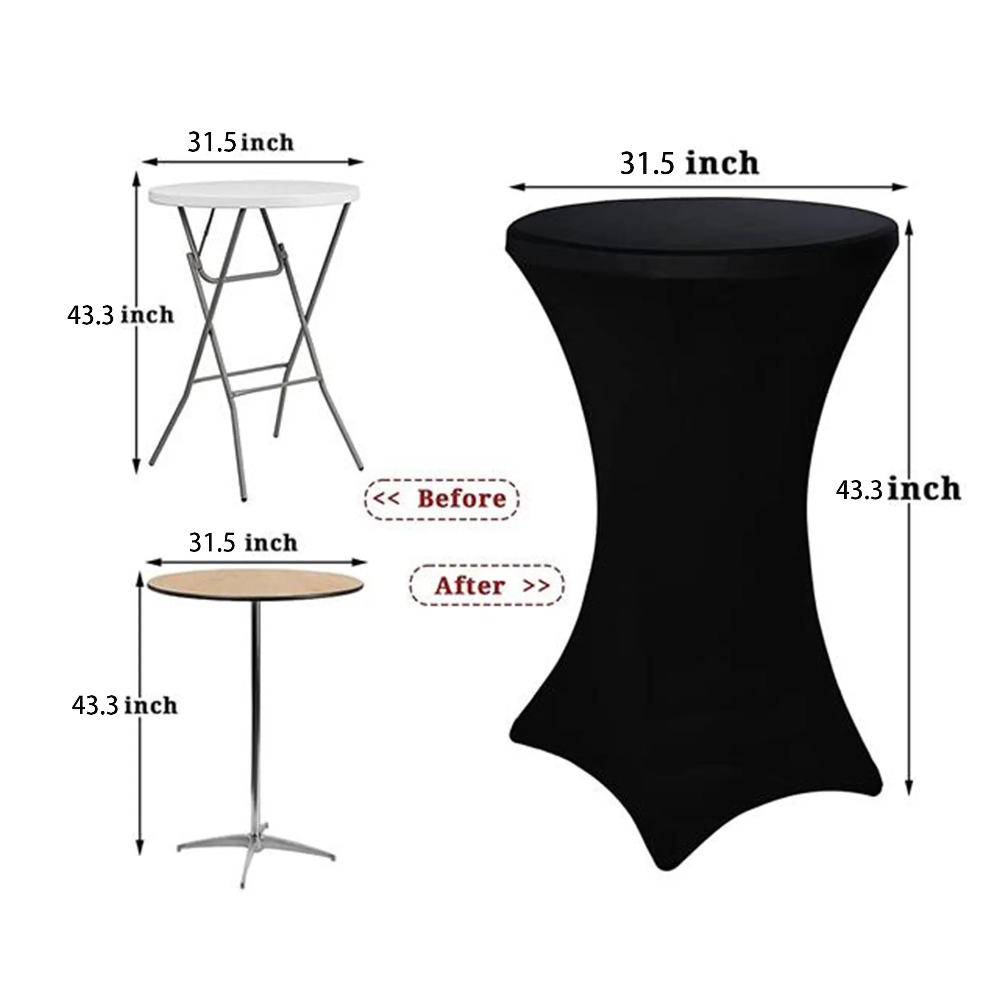 Round Stretch Table Cover 2