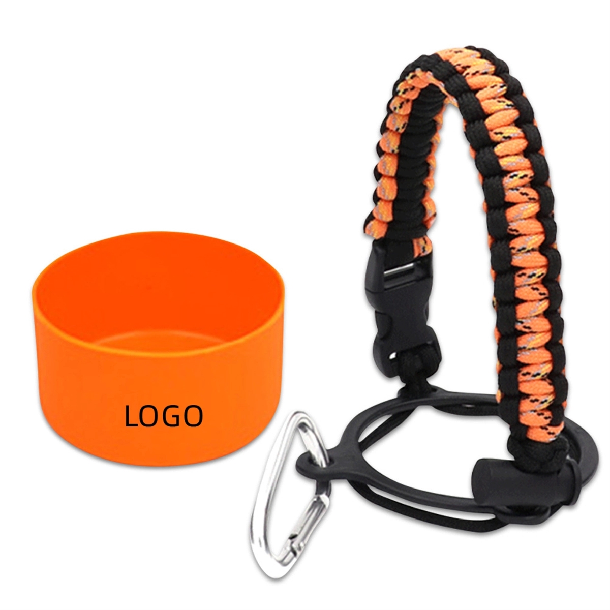 Paracord Handle Protective Silicone Boot Set, custom koozie with logo imprint 2