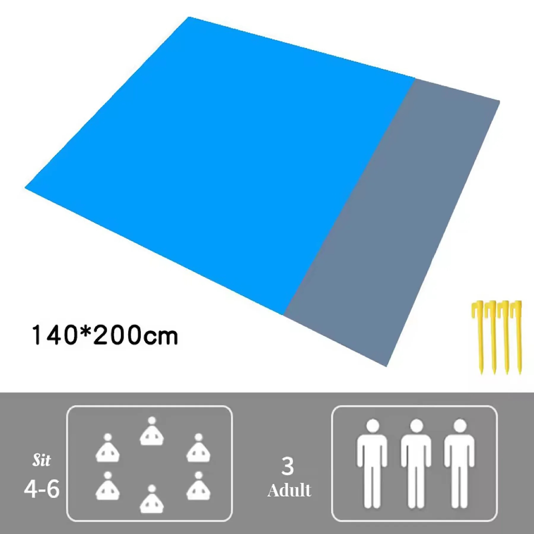79"*83"Waterproof Camping Mat 3