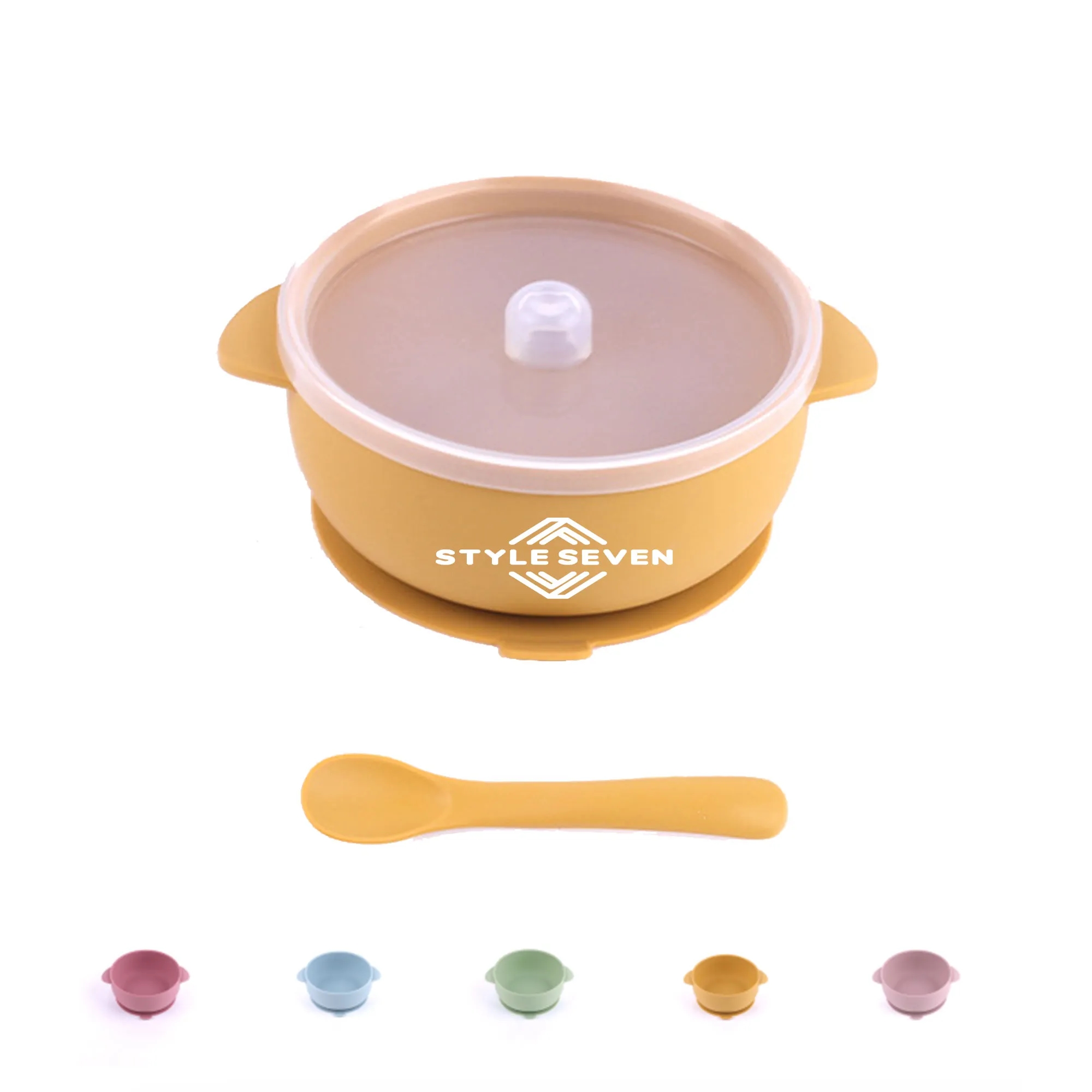 Skidproof Silicone Placemat Bowls