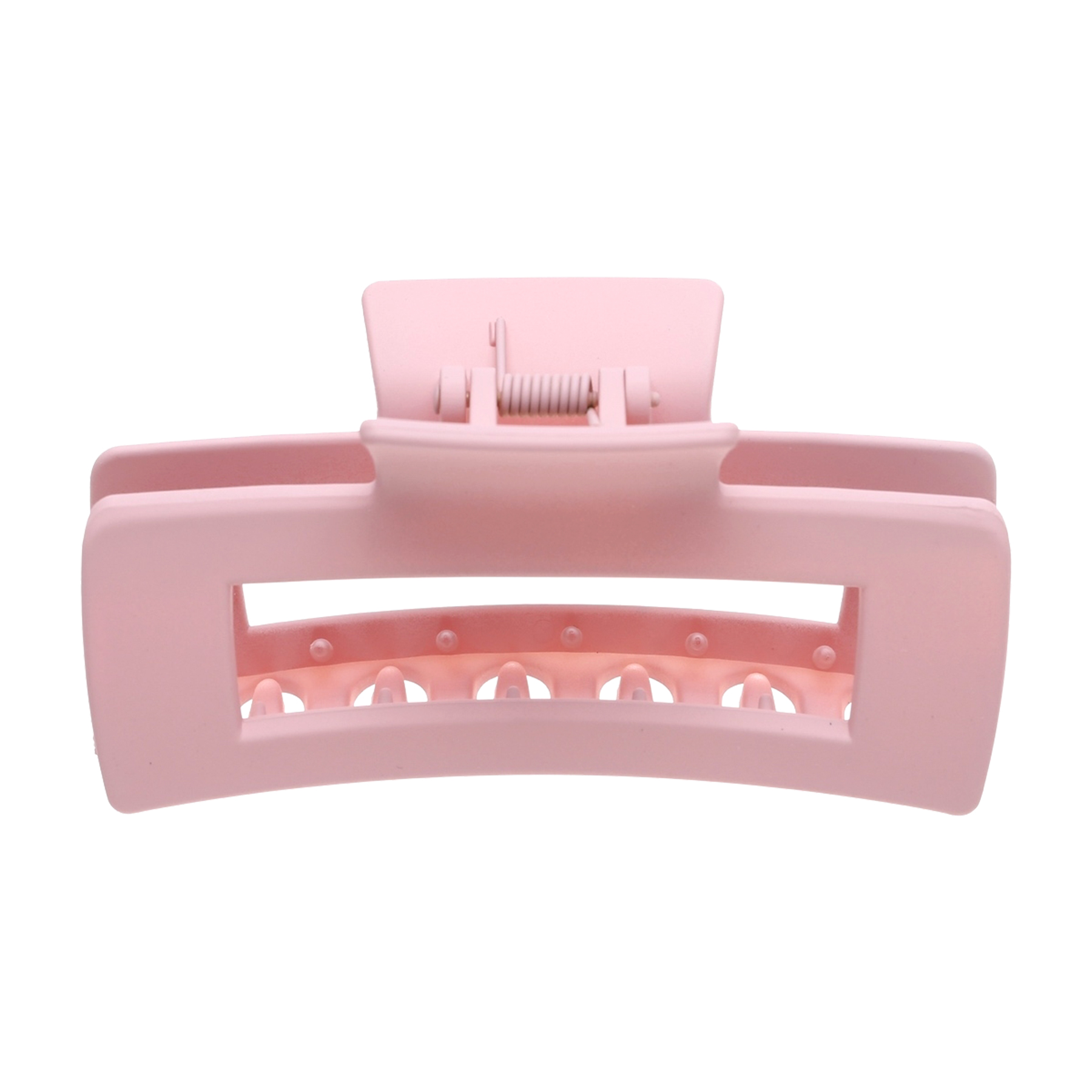 Small Pad Printed Rectangle Hair Clips 8