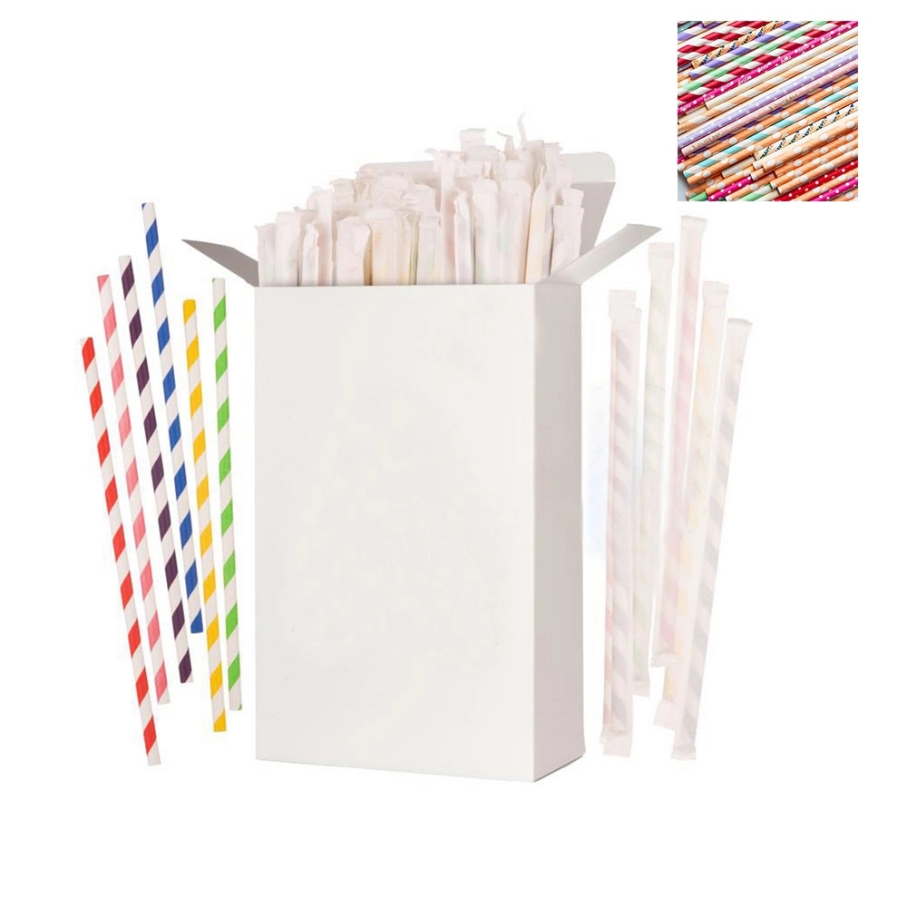 Individually Wrapped Paper Straws 1