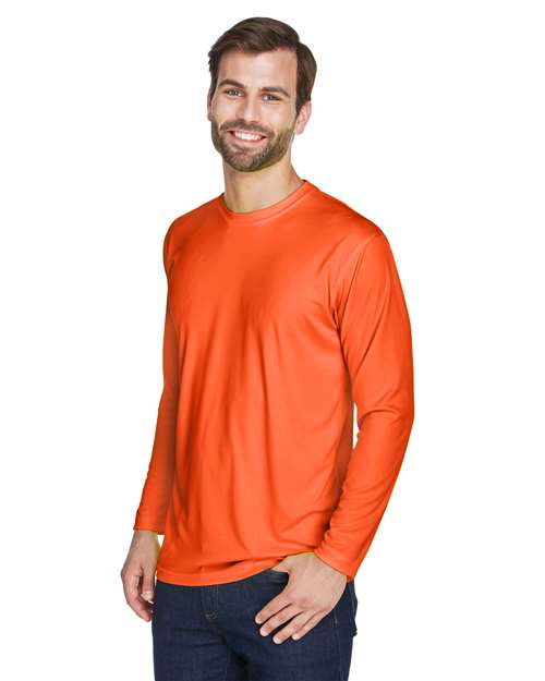 Men's Cool & Dry Sport Long Sleeve Performance Interlock T-Shirt - 8422 28