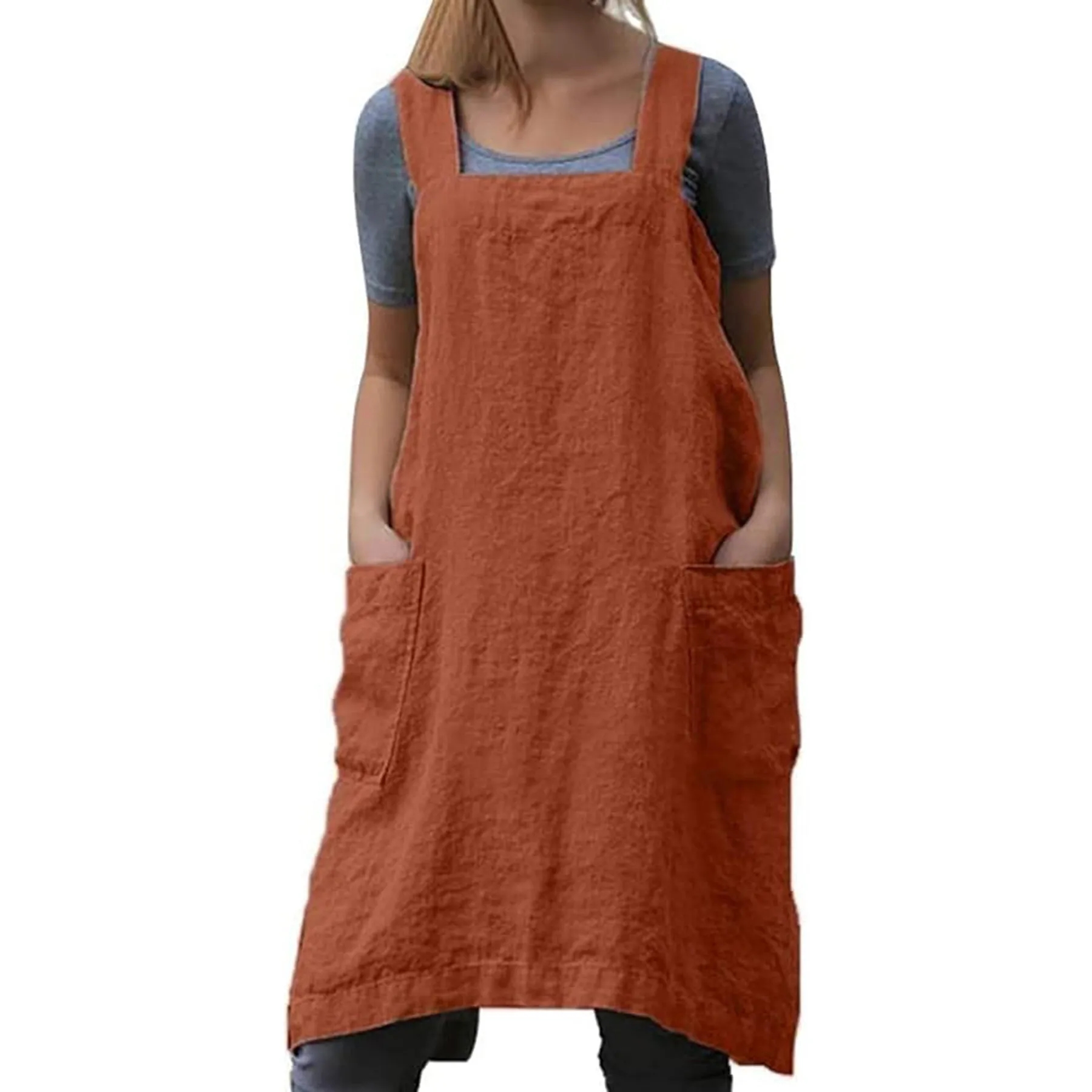 Cotton Linen Apron 17