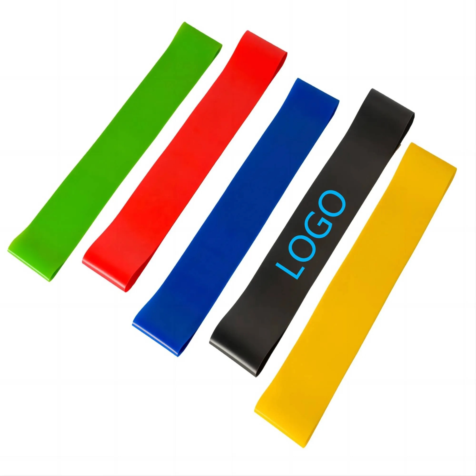 MOQ 50 5 Piece Exercise Resistance Band Set 3