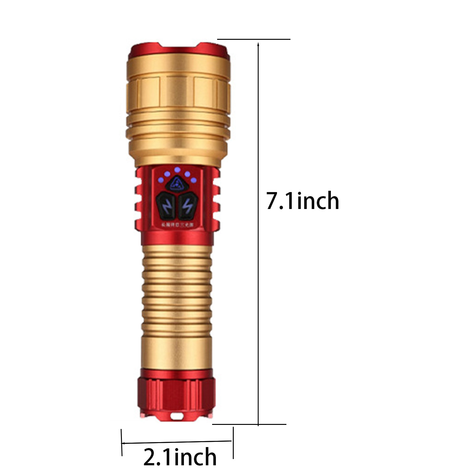 Aluminum Rechargeable Flashlight 2