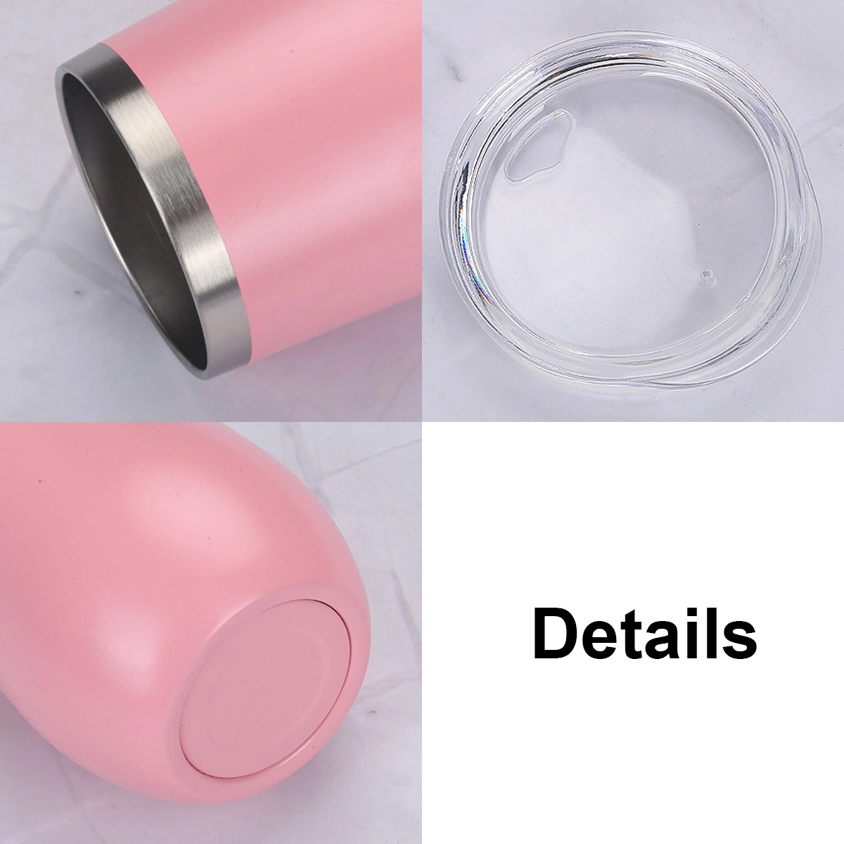 Stainless Steel Egg Shape Cup 3