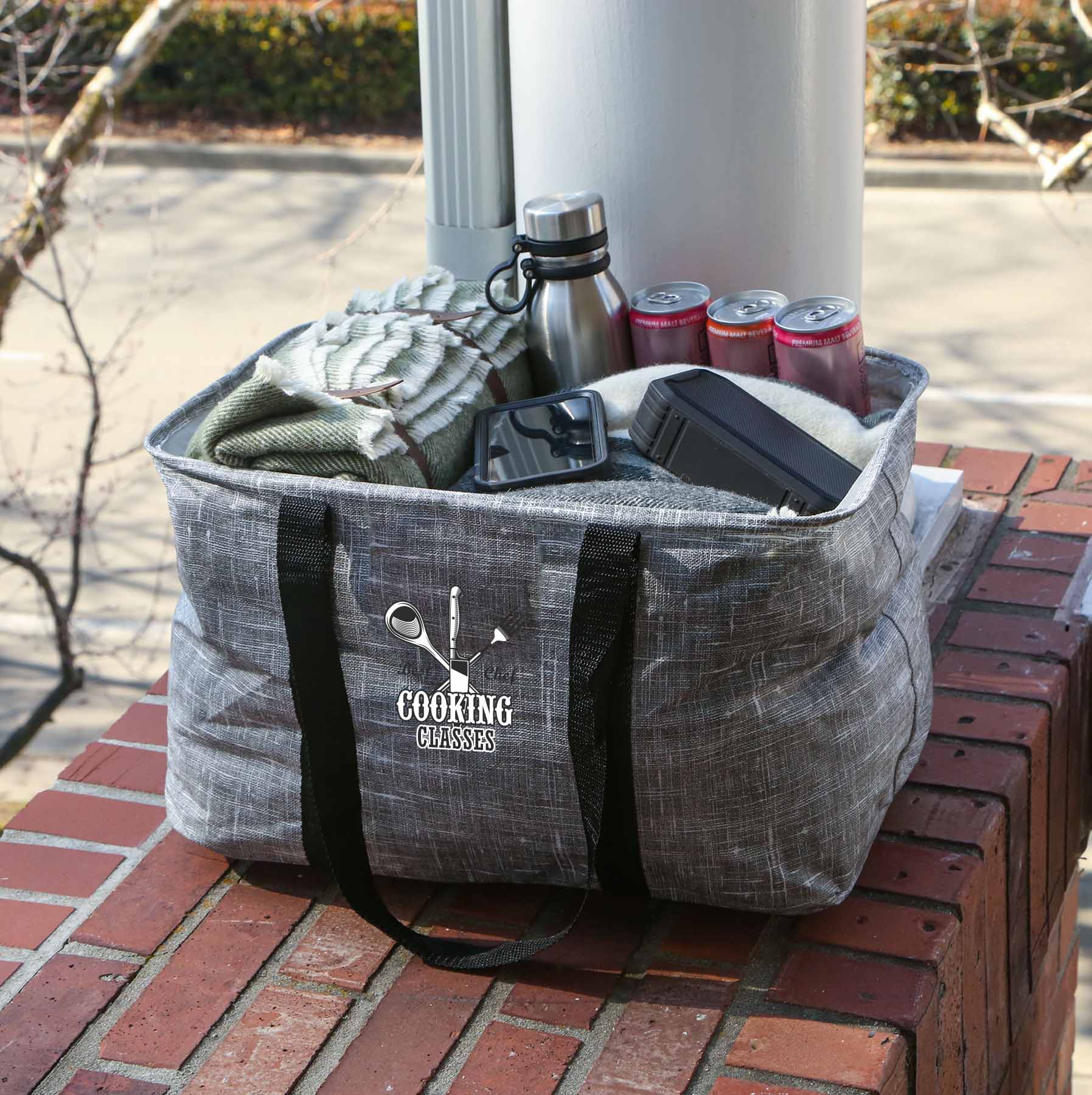 Bohemian Non-Woven Collapsible Tote 6