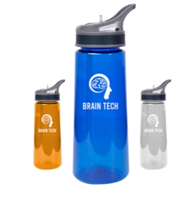 22 Oz. Trotter Water Bottle w/Straw 2