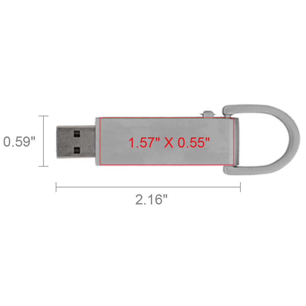 Cortland Leather and Chain USB