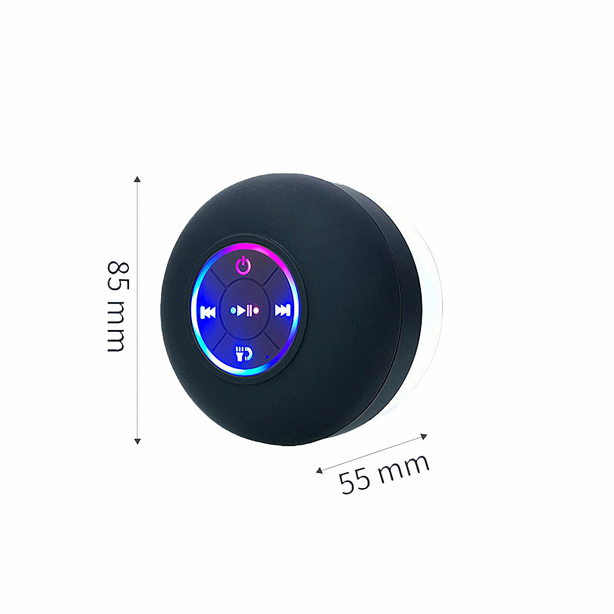 Waterproof Bluetooth Shower Speaker with LED Display 3