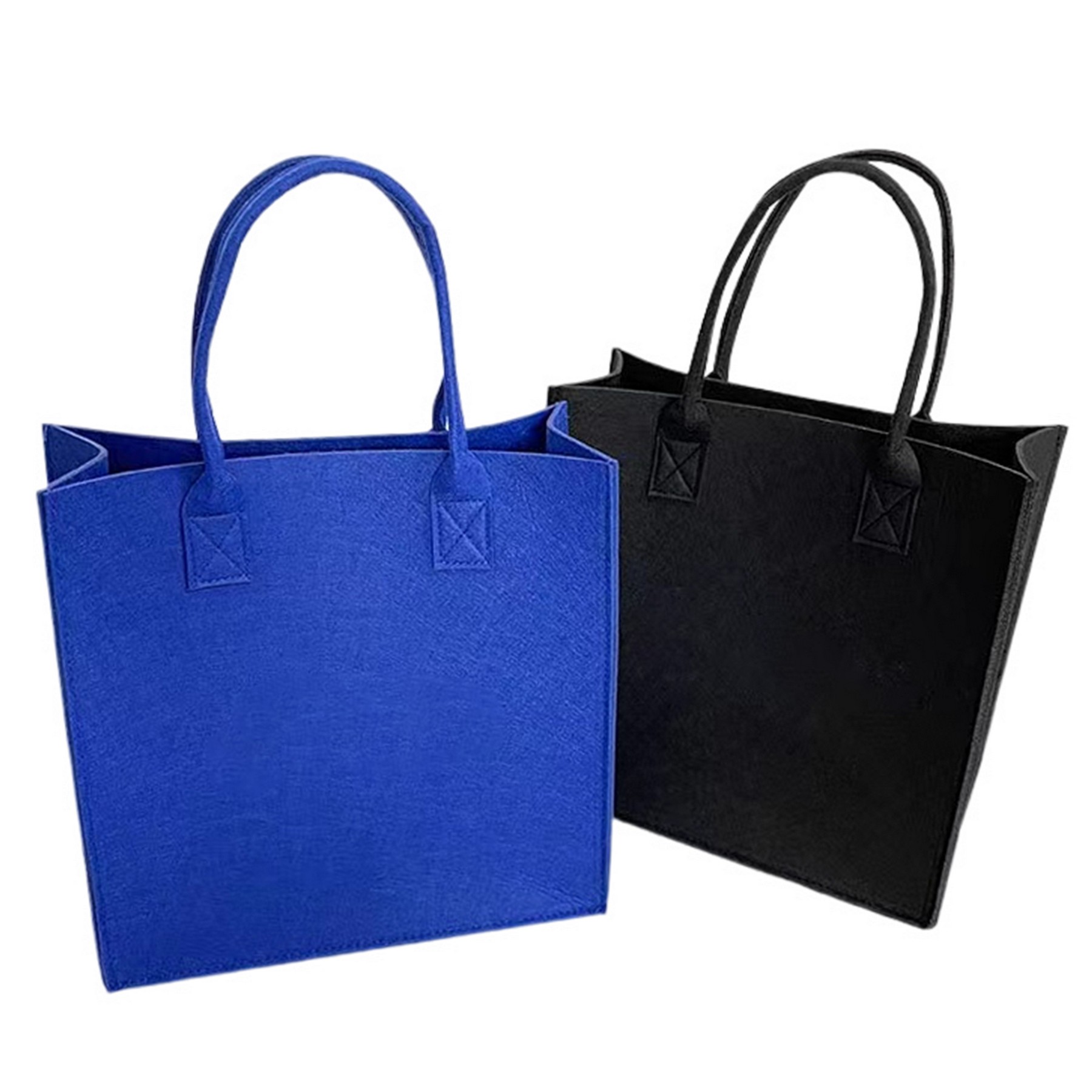 Custom Shopper Soft Felt Tote Bags 2