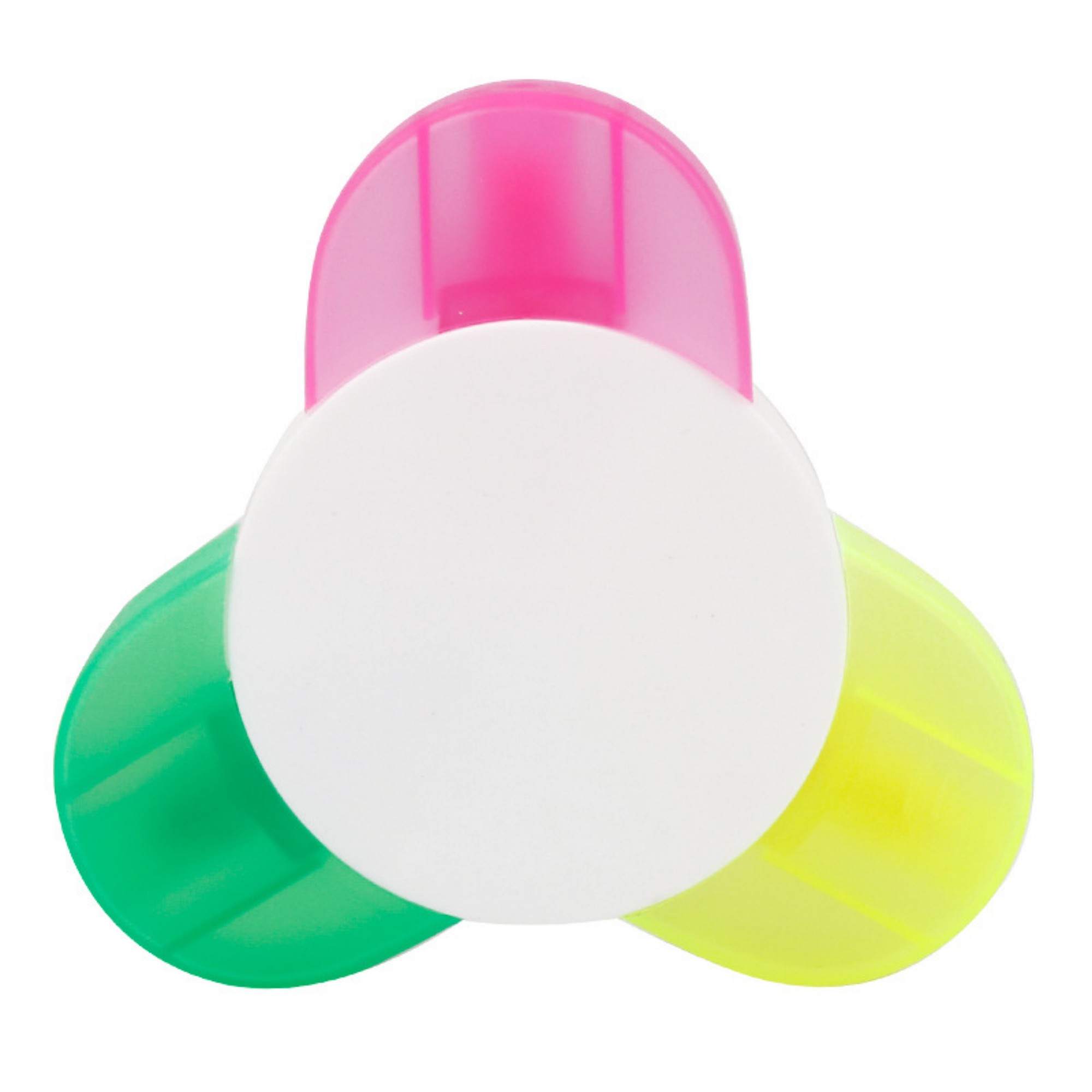 Three Color Petal Shaped Highlighters 2