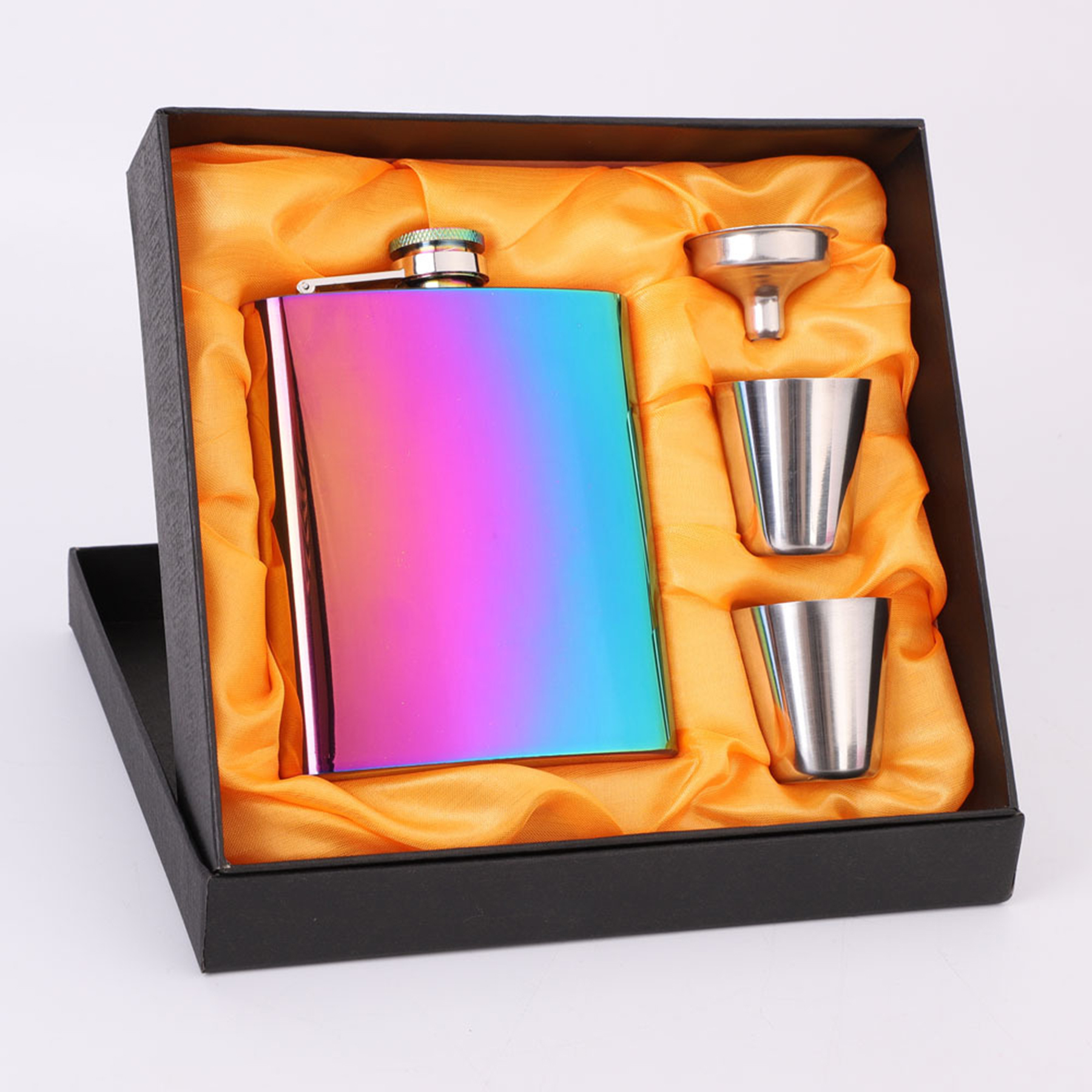 4Pcs Stainless Steel Flask Set 3