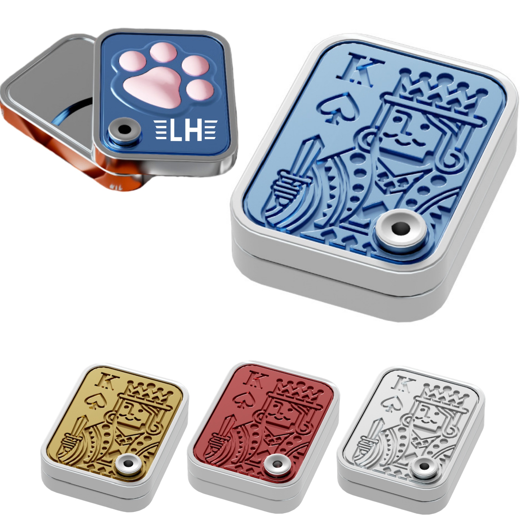 EDC Poker Push Fidget Toys 2