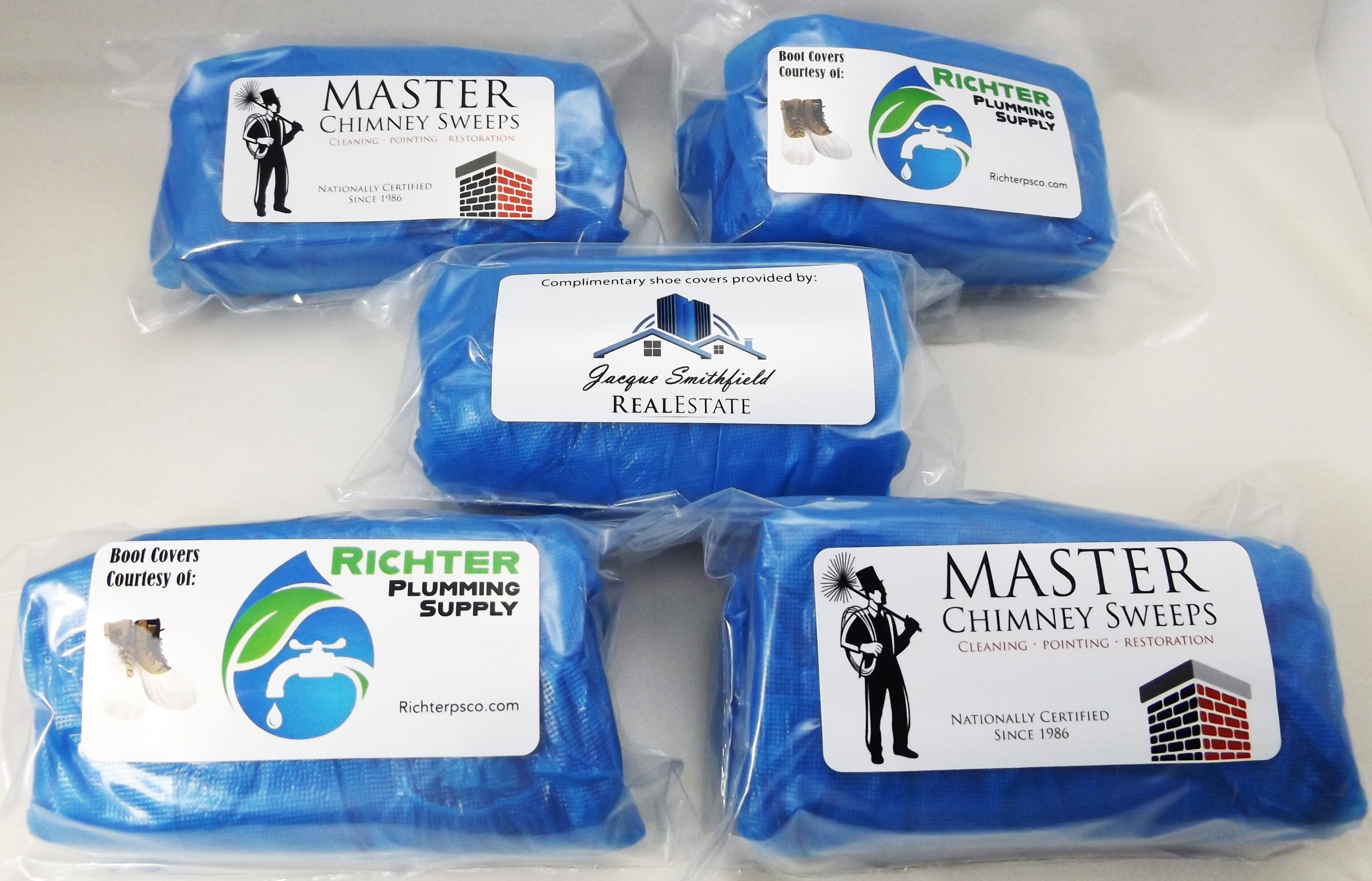 Lightweight 3.3gm (.12 oz.) CPE Shoe Covers - PromoPack                        1