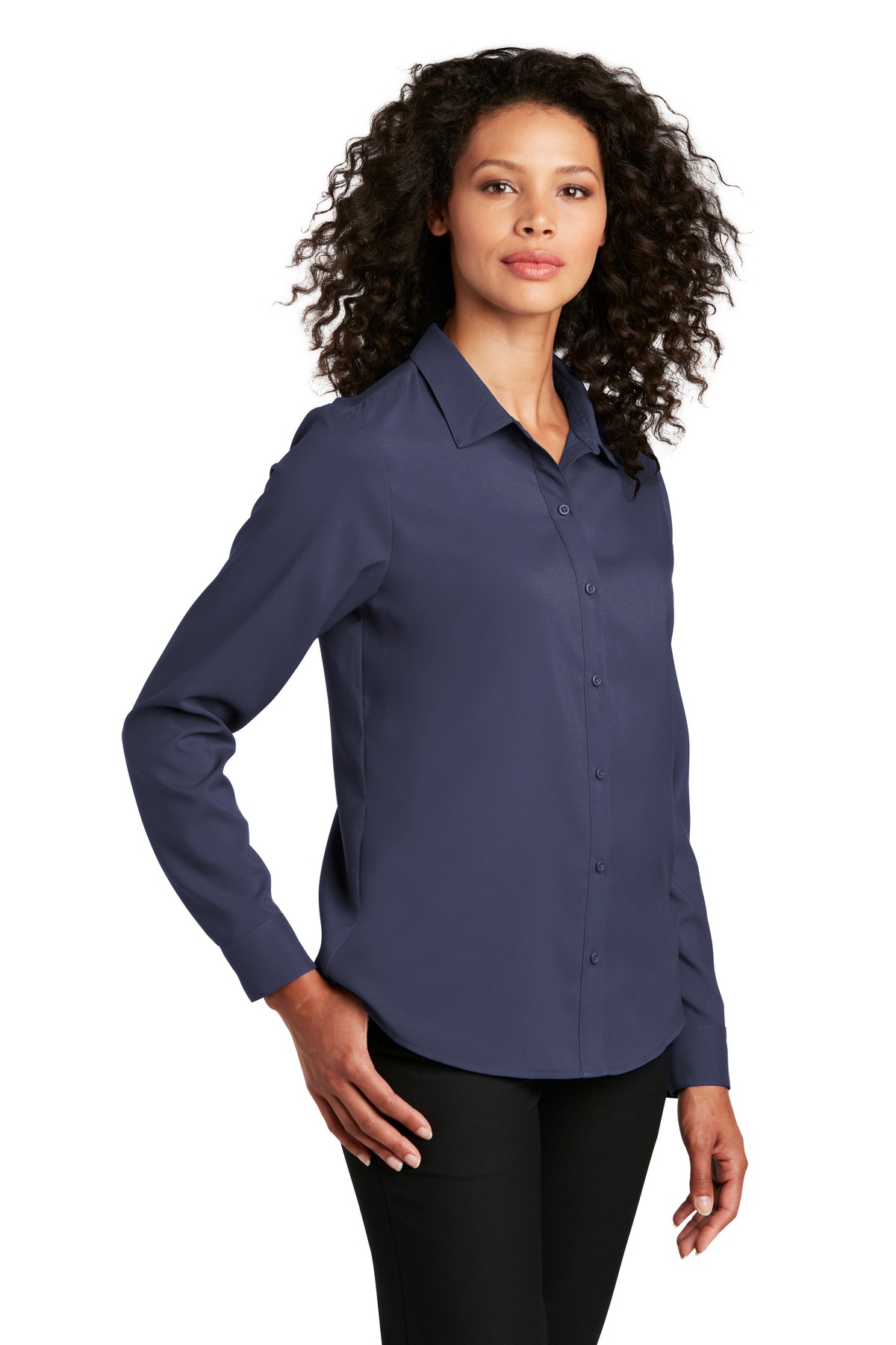 Port Authority Women's Long Sleeve Performance Staff Shirt LW401 19