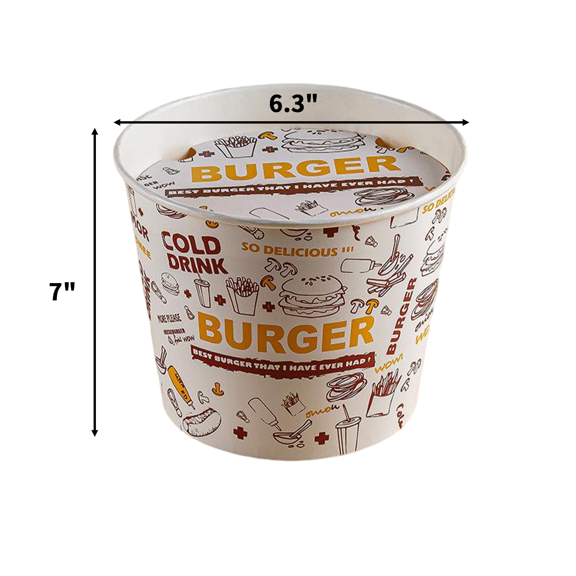Movie Popcorn Bucket Eighty Five Ounce Capacity 2