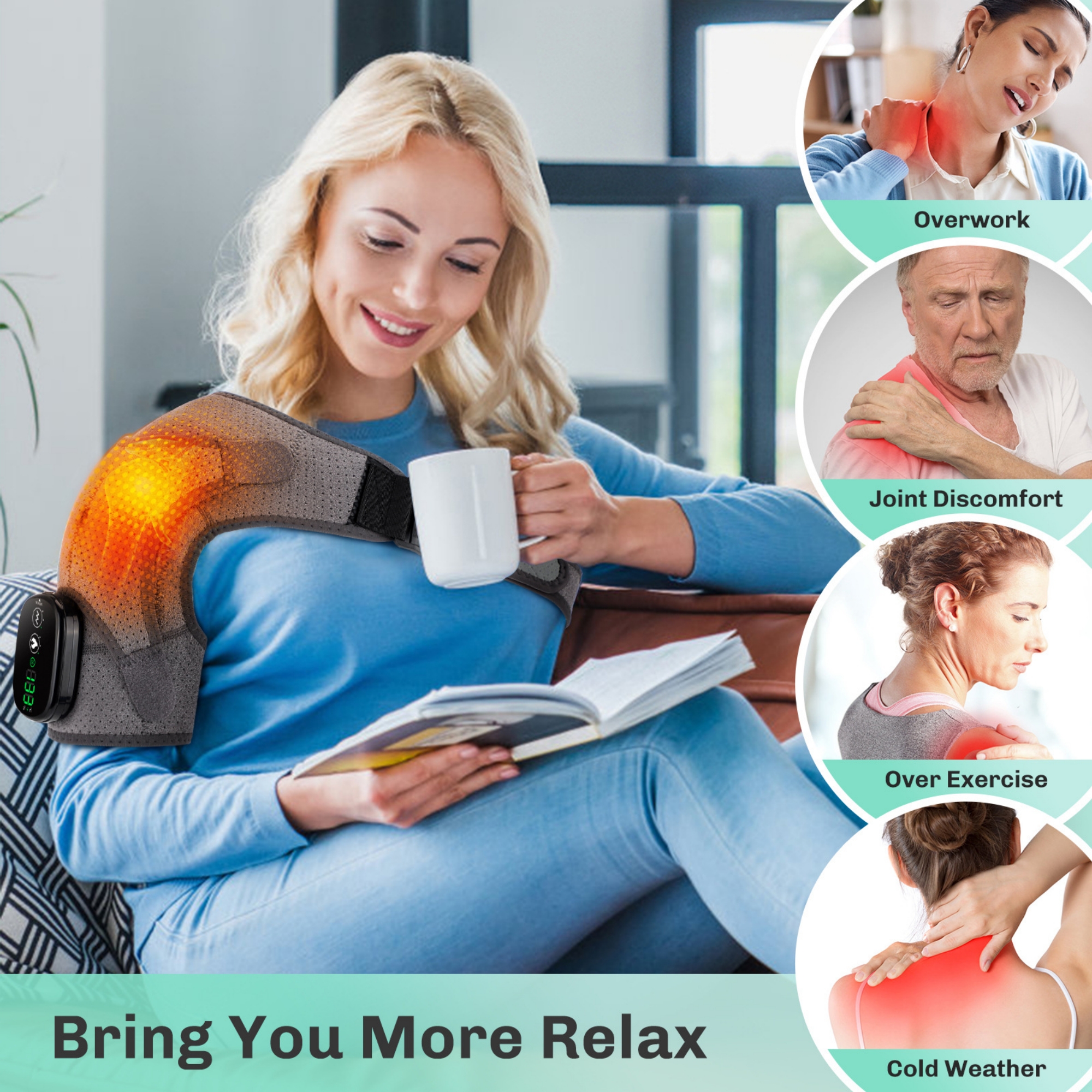Cordless Shoulder Heating Pad 6