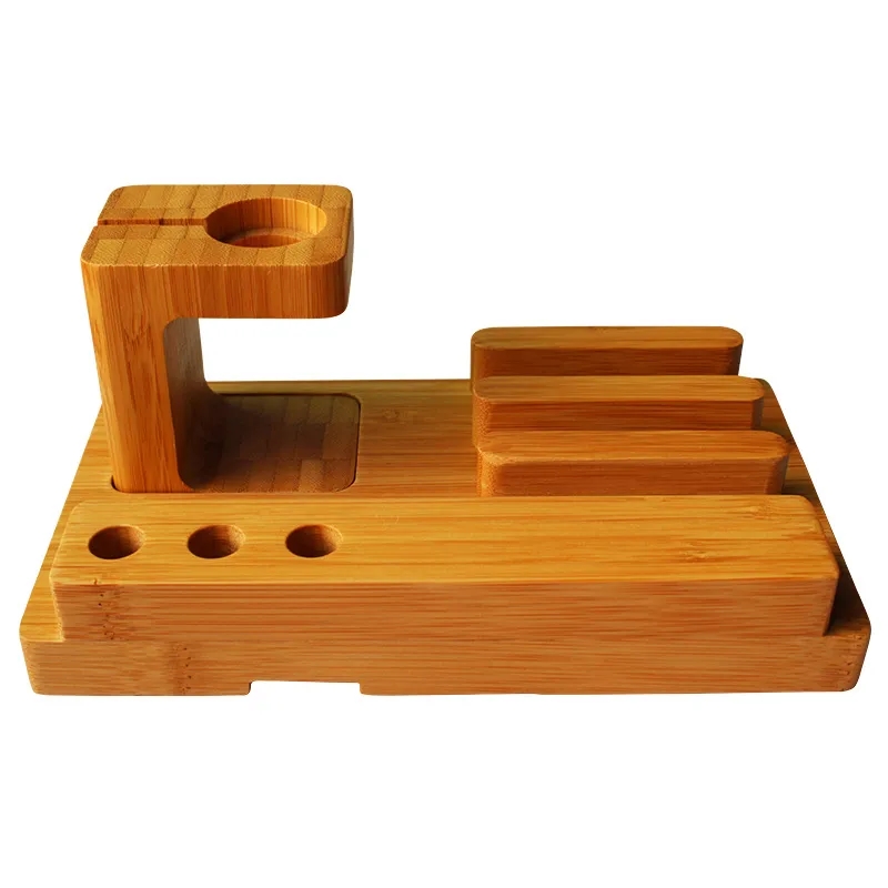 Bamboo  Phone Tablet Holder 3