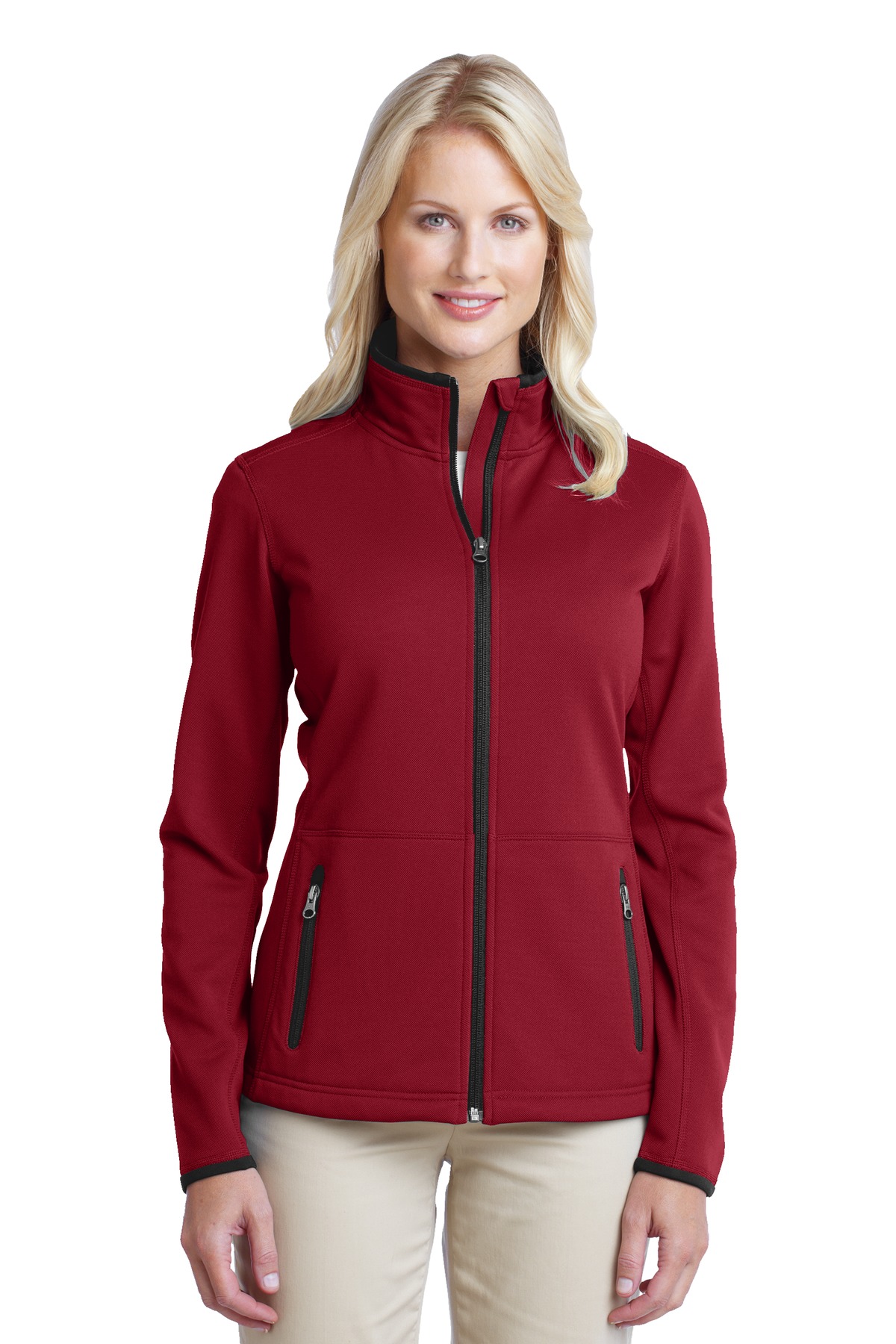Port Authority Women's Pique Fleece Jacket. L222 6