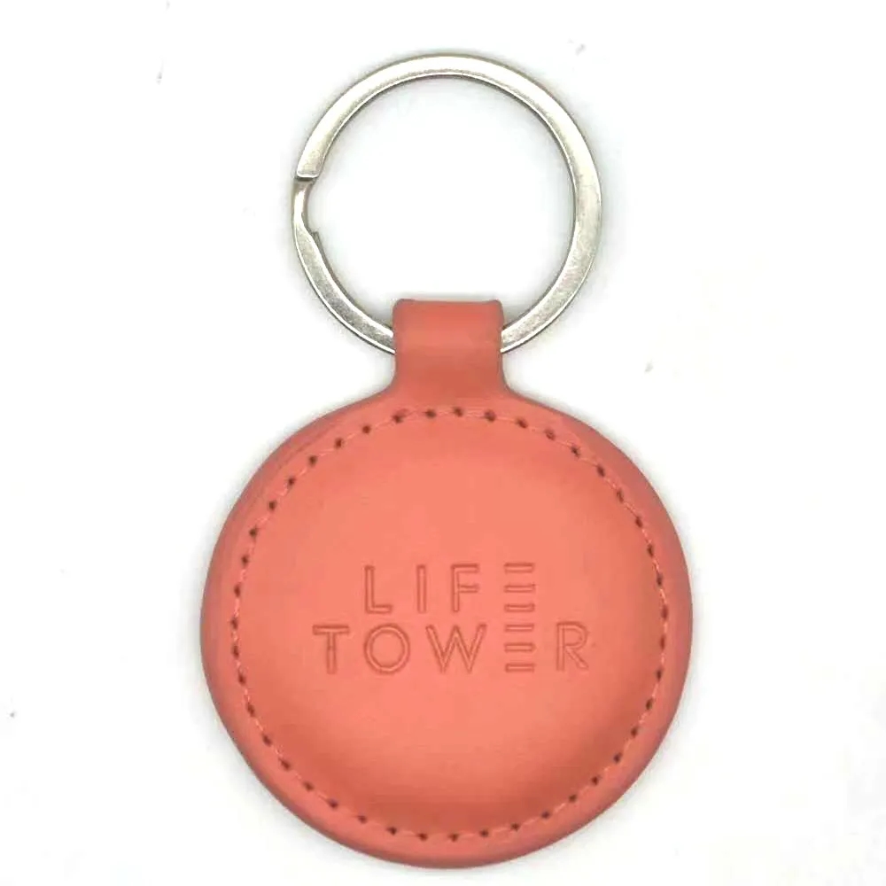 Leather Round Keychain 7