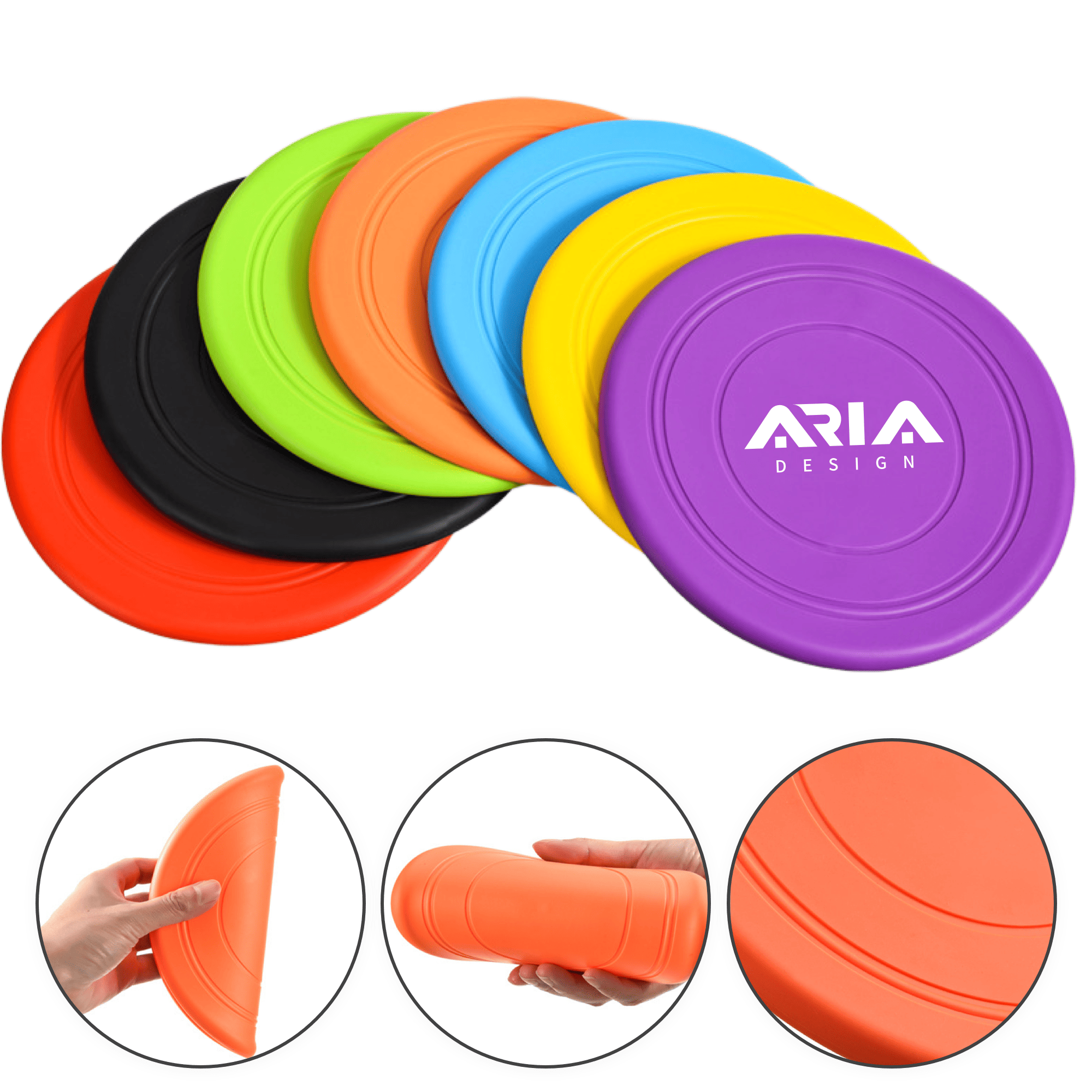Durable Bite-Resistant Floating Dog Disc Toy 2