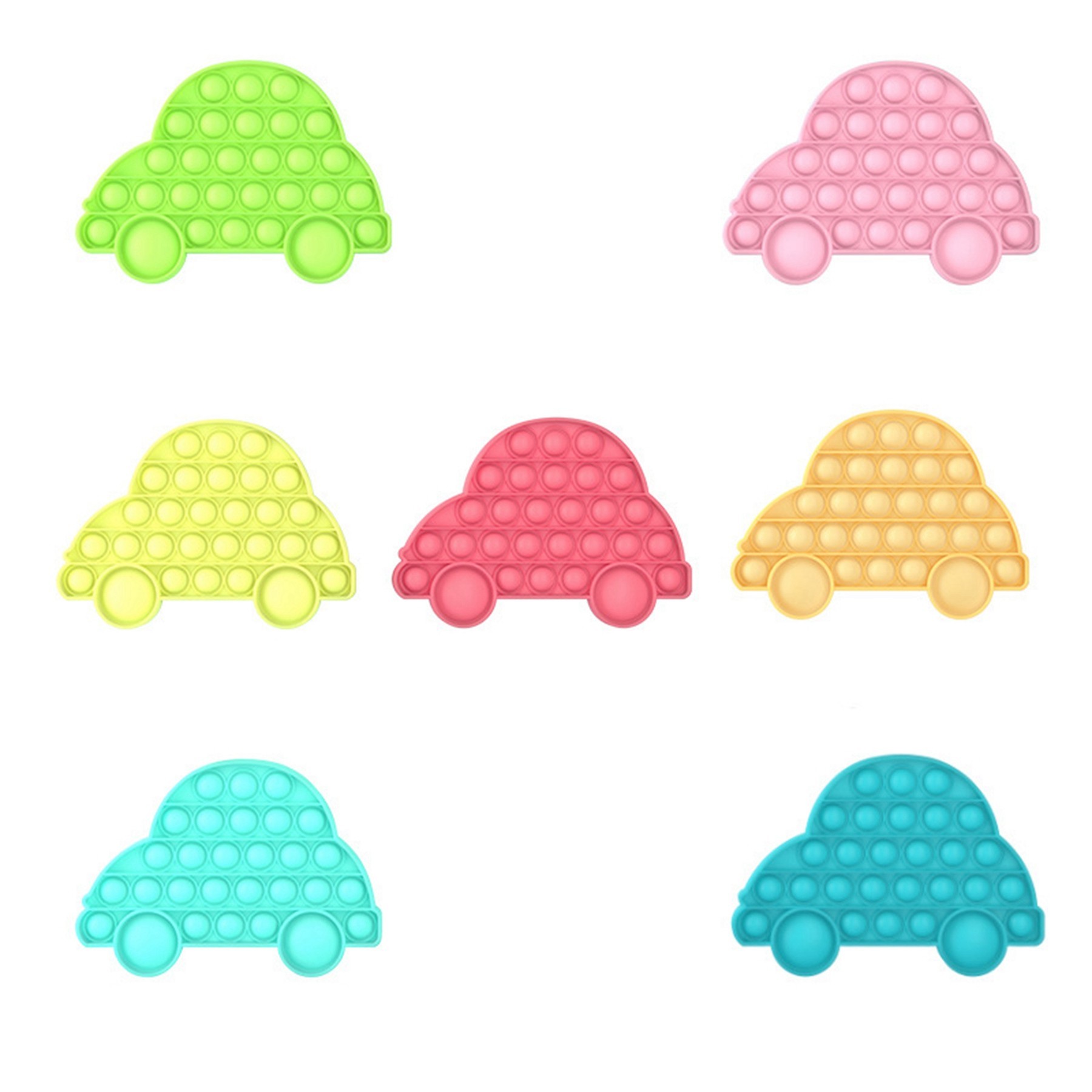 Car shaped Push Pop Bubble Toy 1
