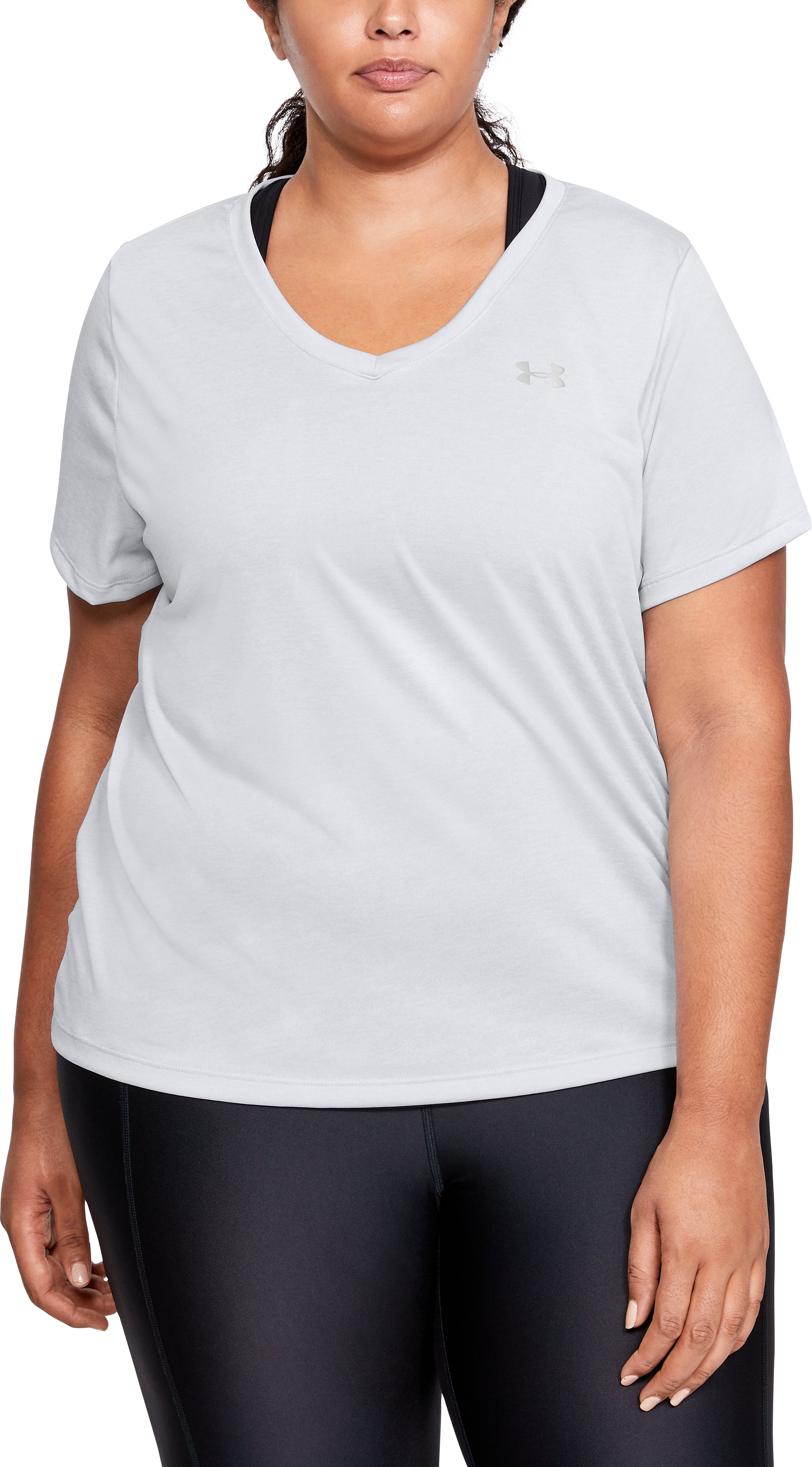 UA Tech Twist Women's V-Neck Short Sleeve 33