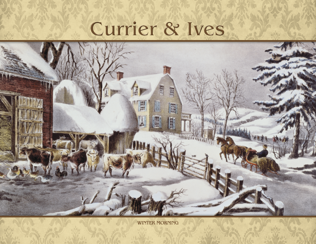 Good Value™ Currier & Ives - Stapled Calendar 8