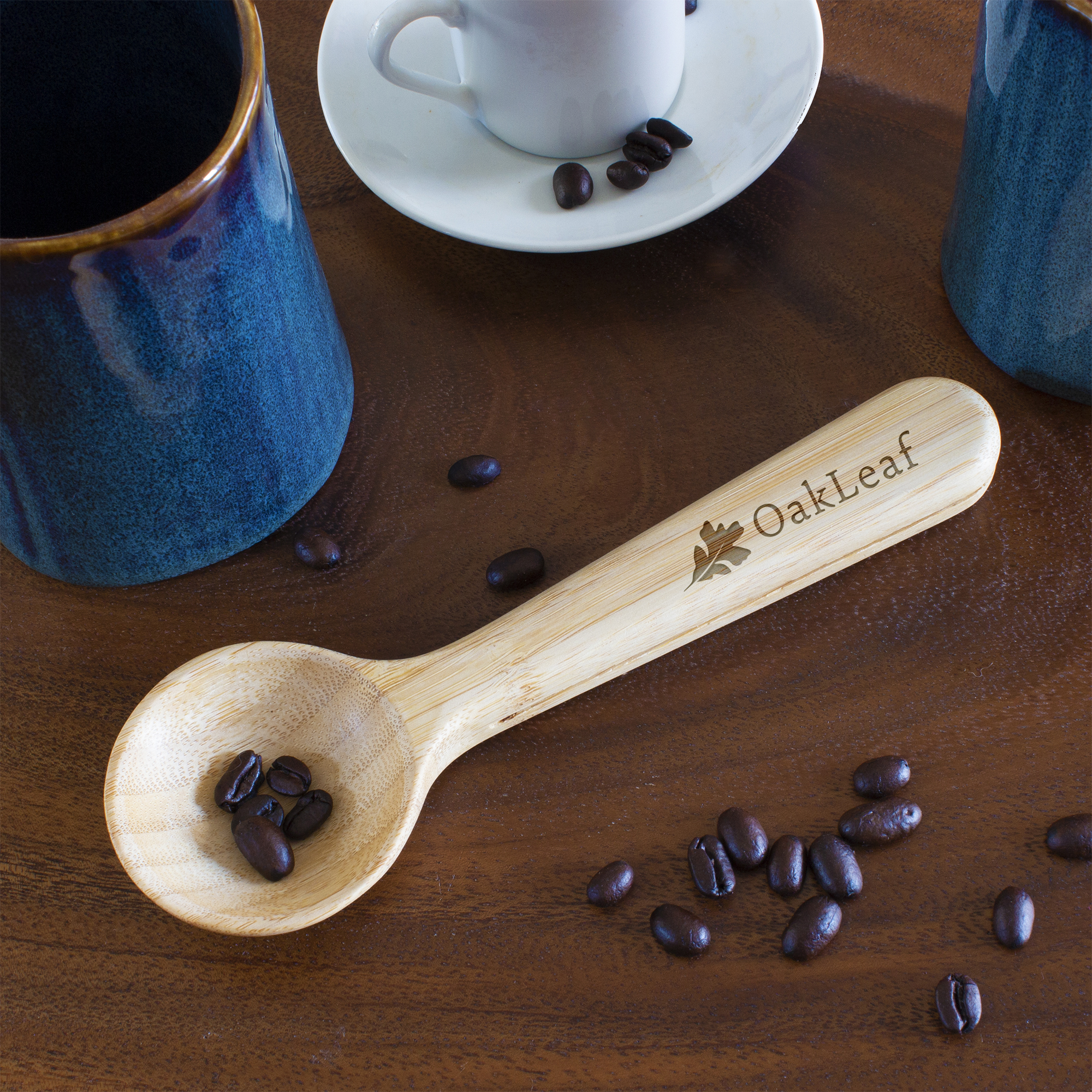 Bamboo Coffee Scoop with Built In Bag Clip 8