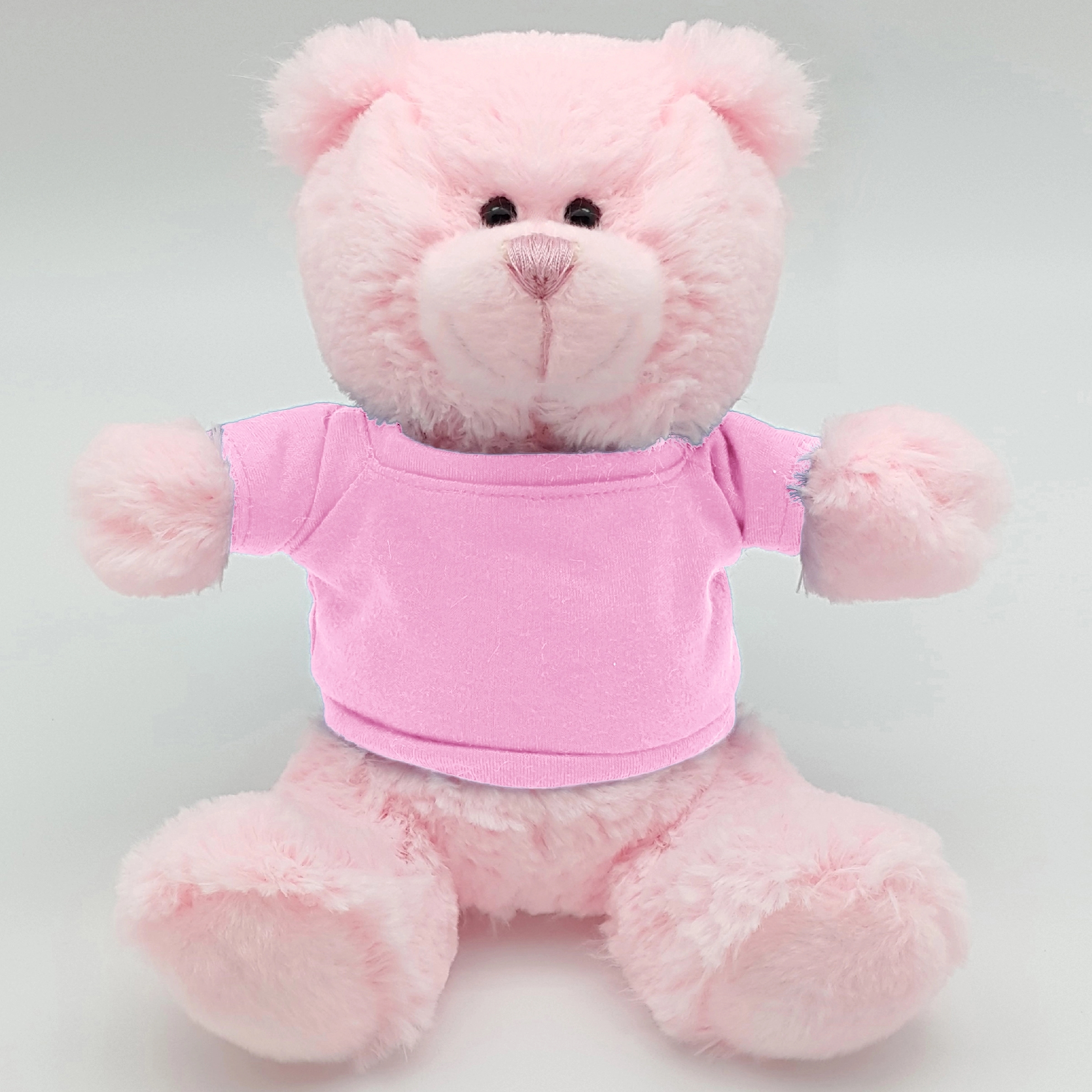 8" Bright Color Pink Bear 12