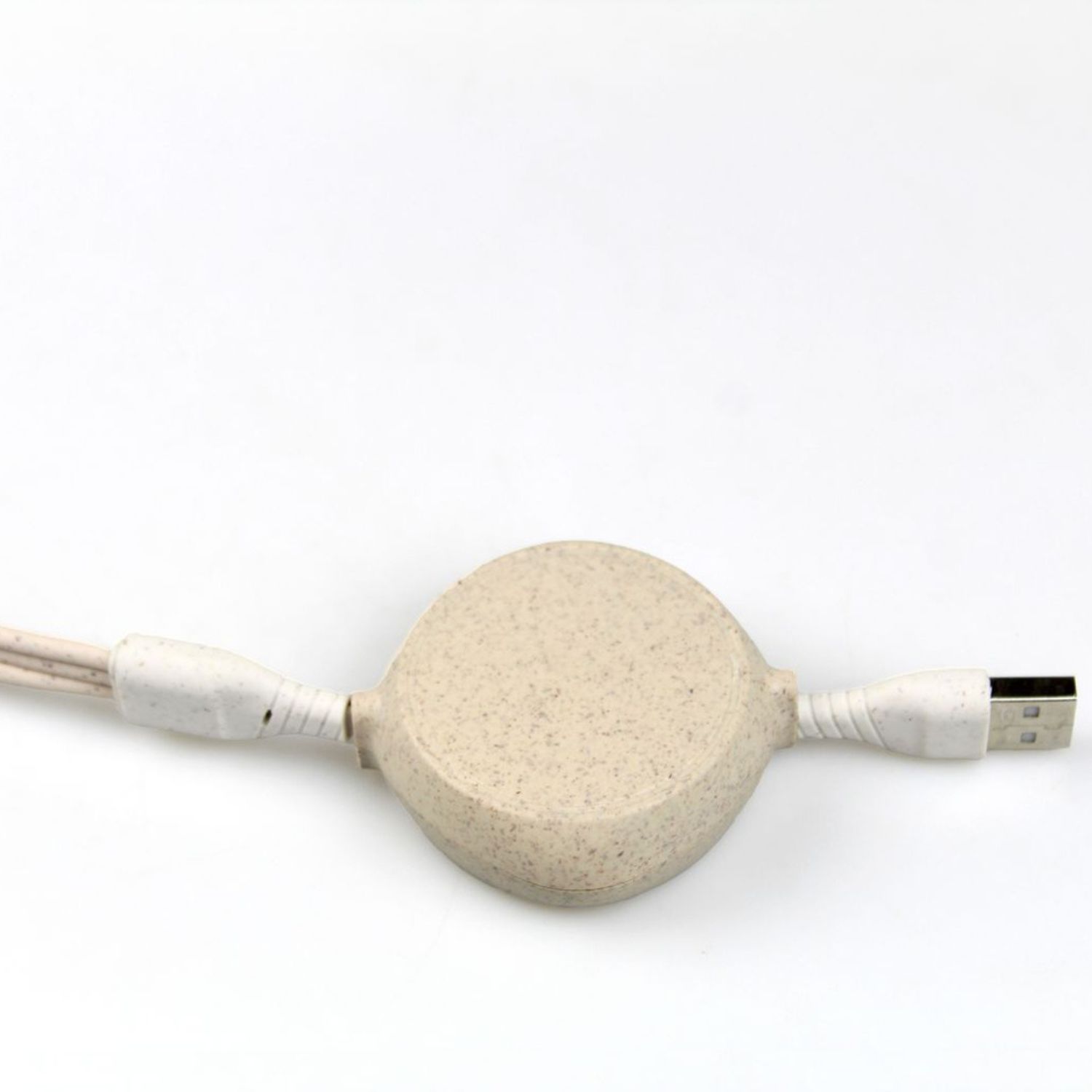 Retractable Wheat Straw Multi Charging Cable 4