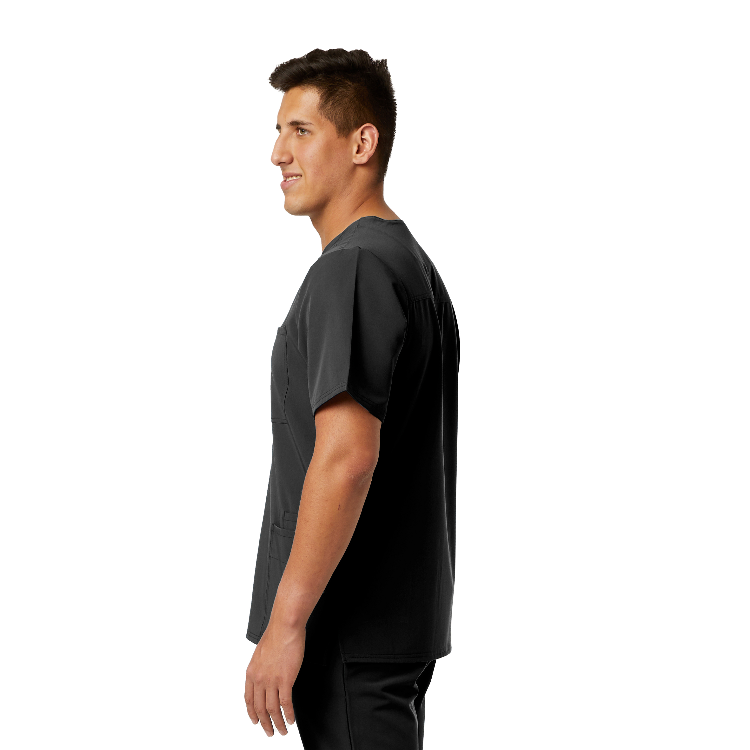 Mens WYND Multi-Pocket Scrub Top 1