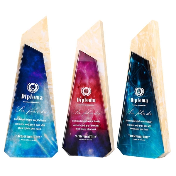 Souvenir Crystal Award Plaque 3