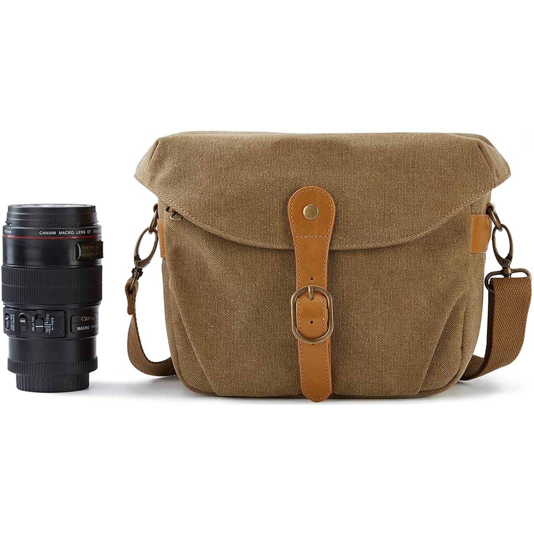 Canvas Outdoor portable waterproof camera bag 5