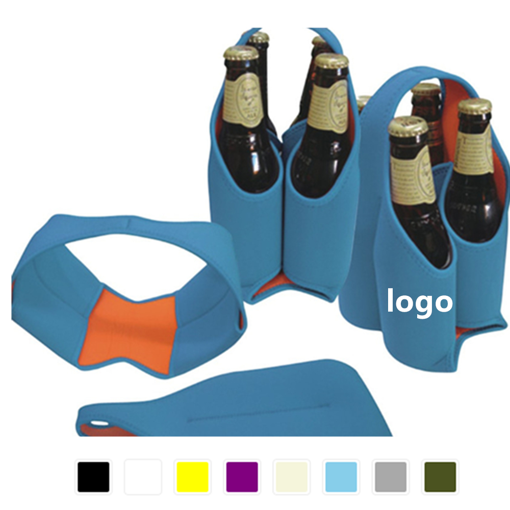 4-Pack Neoprene Win Bottle Holder Tote Bag 1