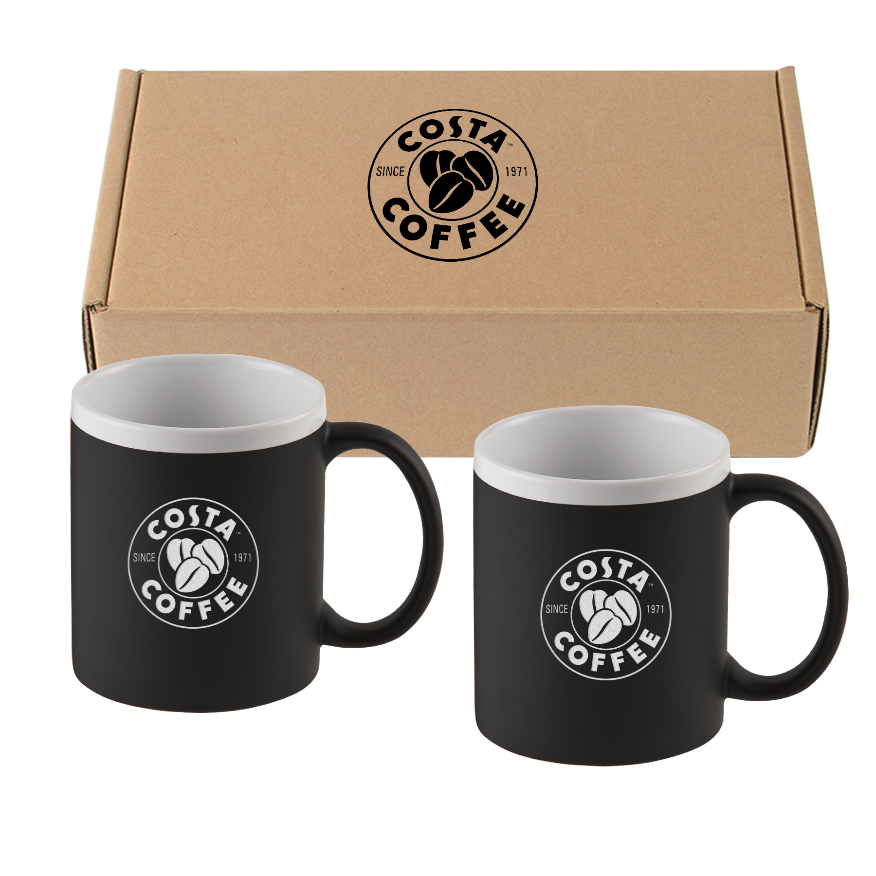 11 Oz. Sunrise Velvet-Touch Ceramic Coffee Mug Set 4