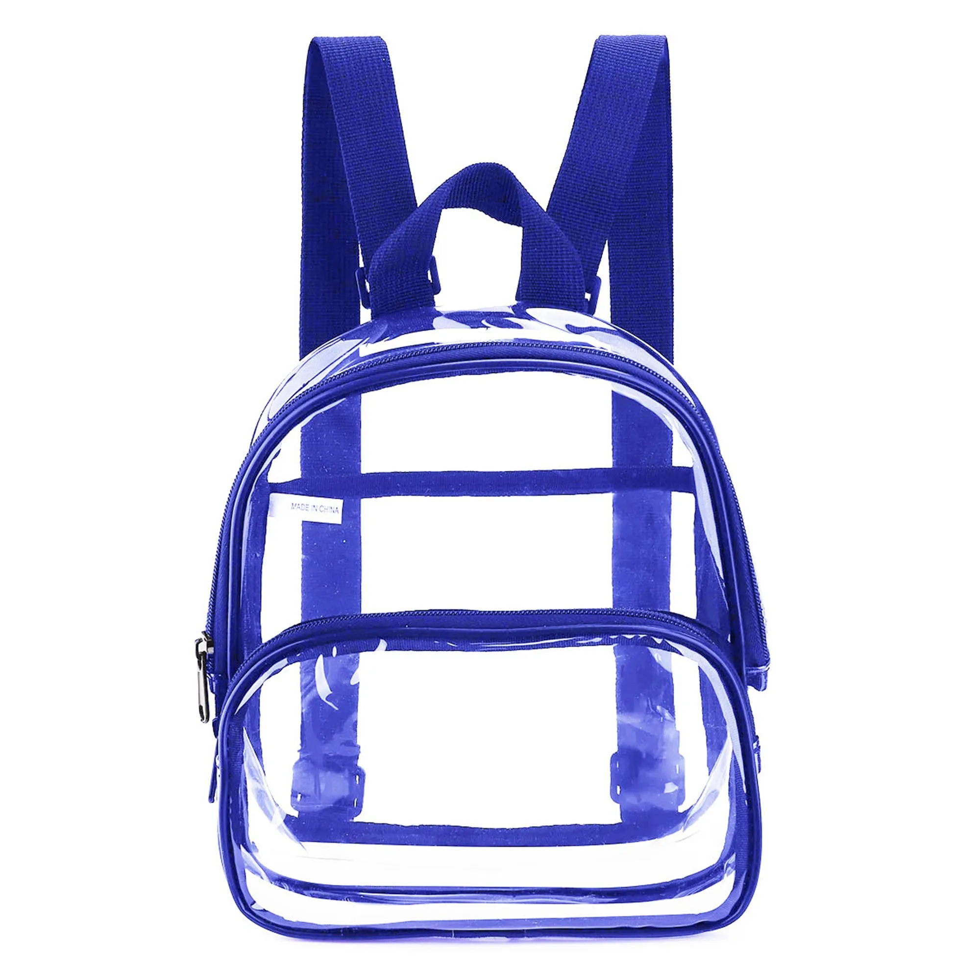 MOQ 30 Transparent Backpack 40 Wire PVC Commuter Leisure 8