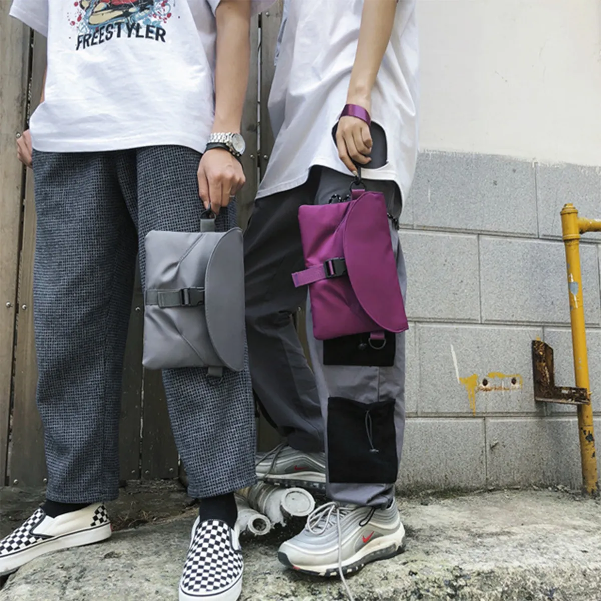 Casual  Fashion  Solid  Color  Waterproof  Phone  Pouch  Fan 5