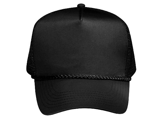 OTTO CAP® 5 Panel Mid Profile Mesh Back Trucker Hat 14