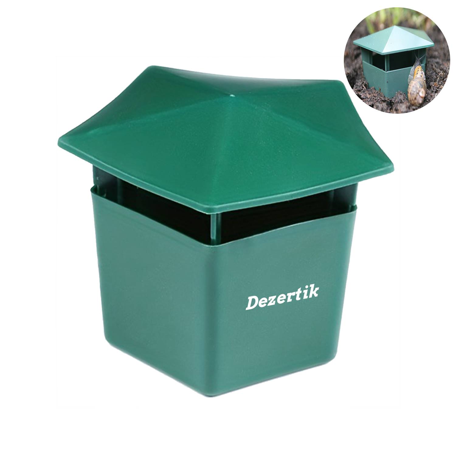 Plastic Snail Cage Insect Garden Reptile Trap 2